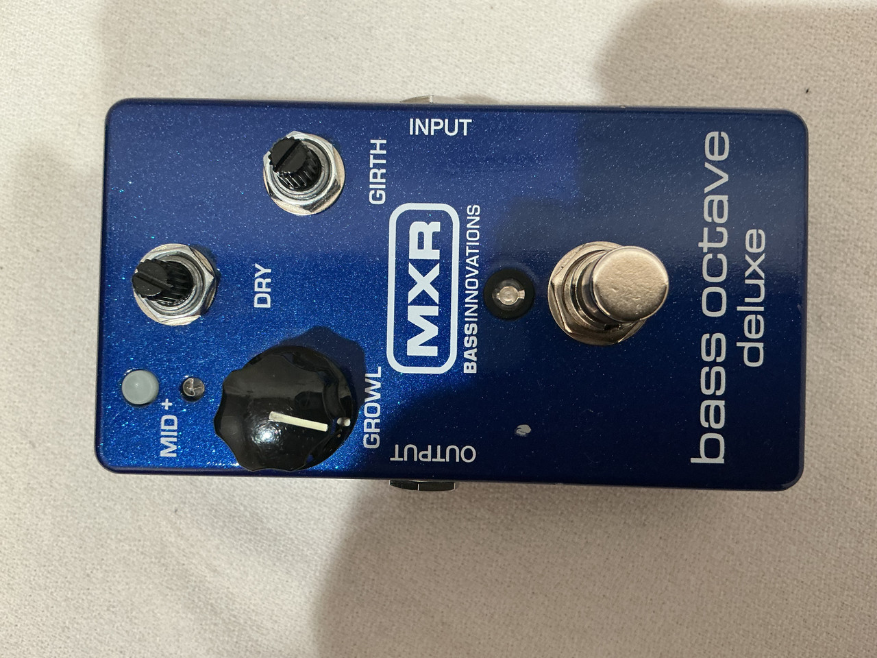 Used MXR BASS OCTAVE DELUXE Octave Pedal