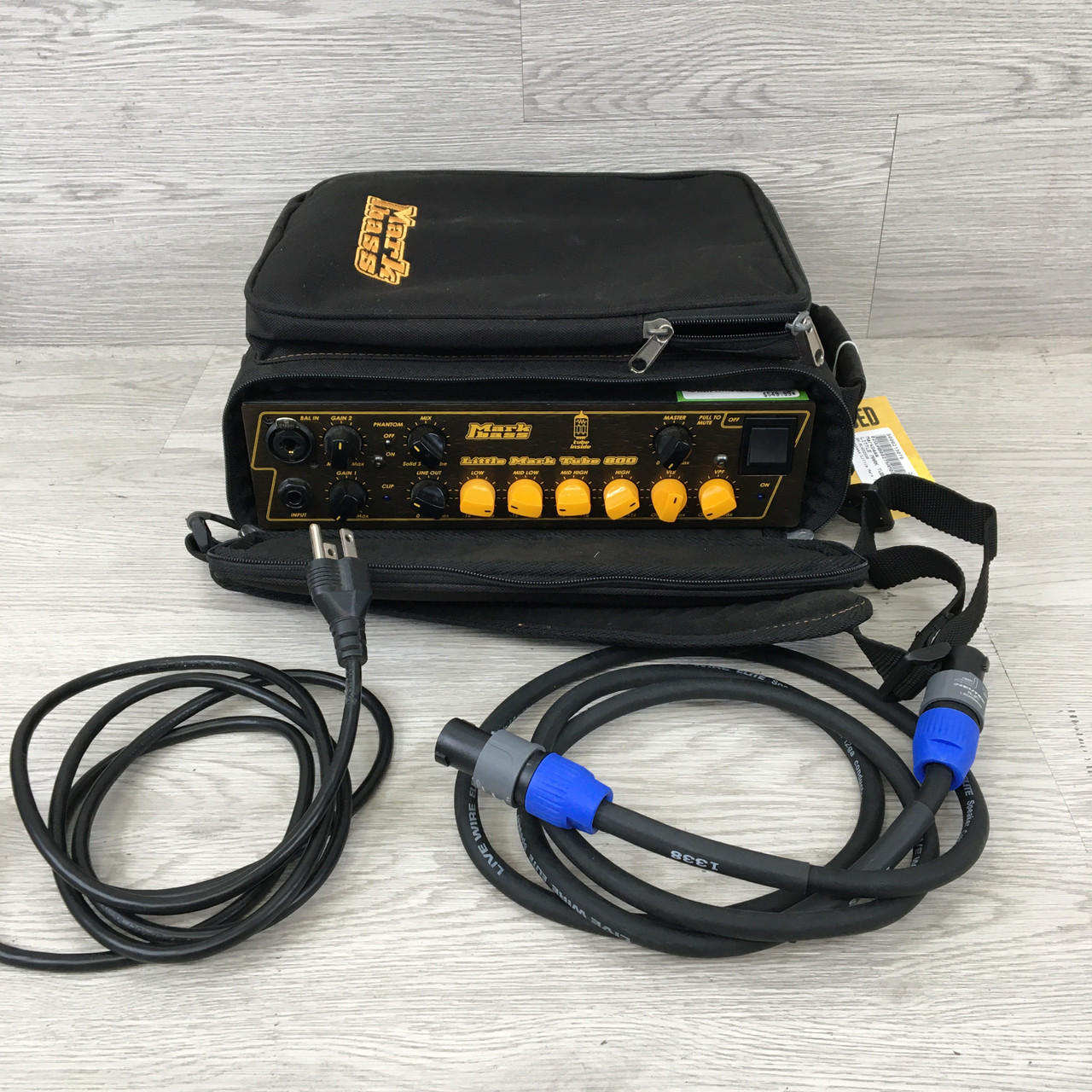 Used Markbass LITTLE MARK TUBE 800 BASS HEAD Bass Amplifier Head