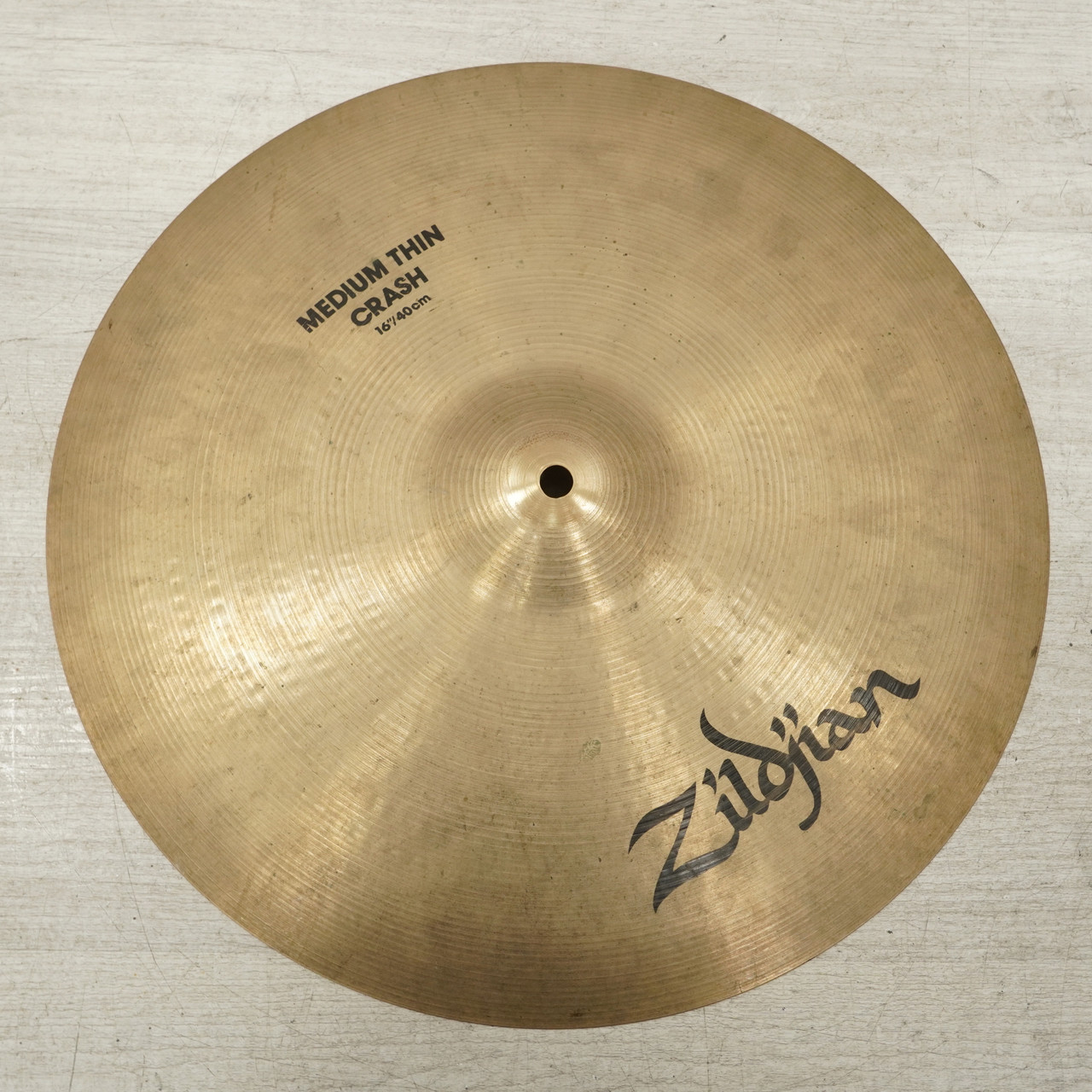 Used Zildjian A Medium Thin Crash Cymbal 16 - Inch