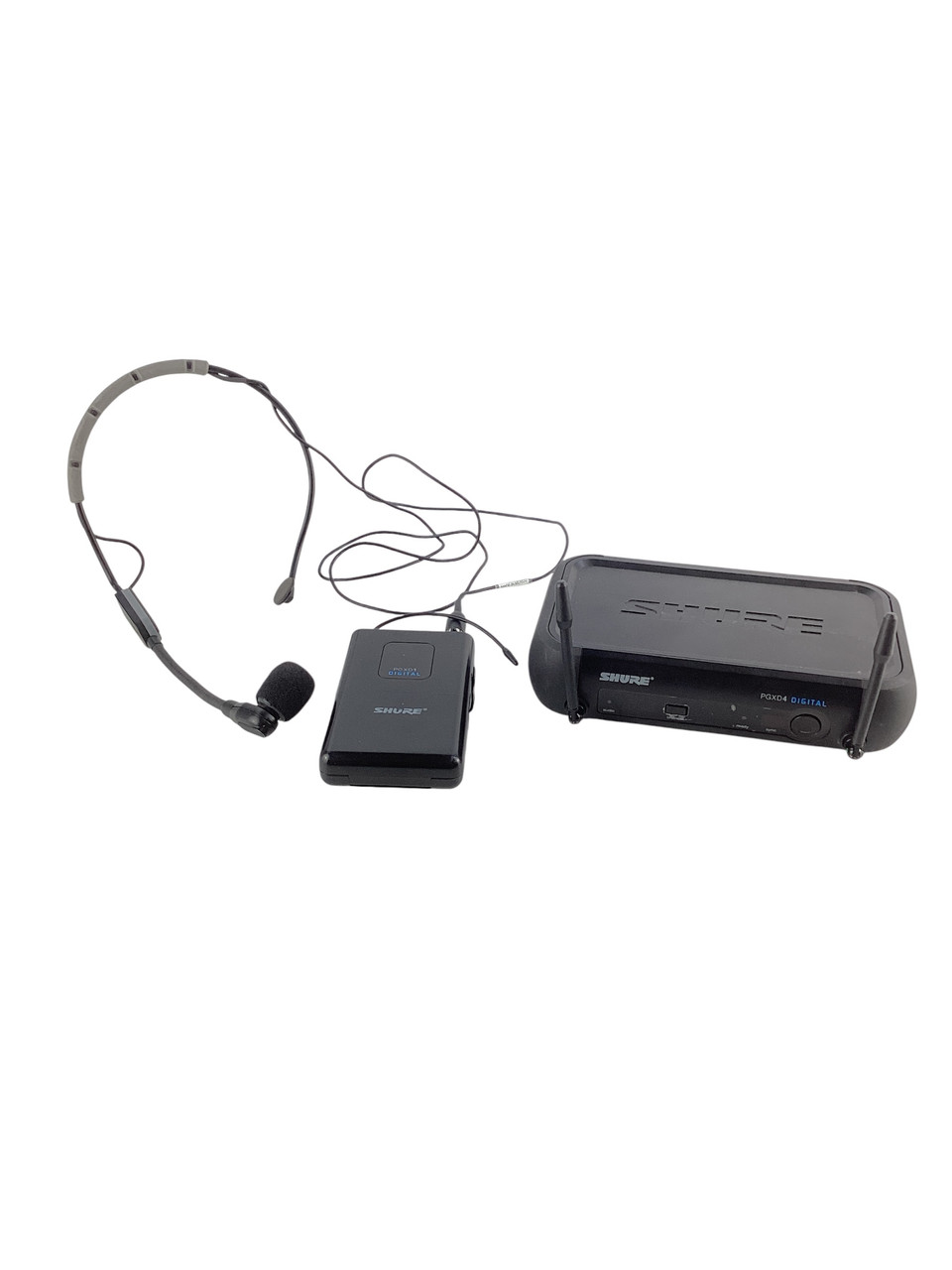 Used Shure PGXD4/PGXD1 W/ HEADSET + AC Wireless Microphone