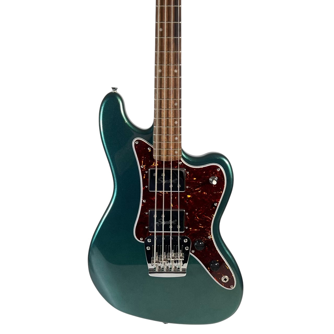 Used Squier PARANORMAL RASCAL BASS SHERWOOD GREEN Bass Guitar