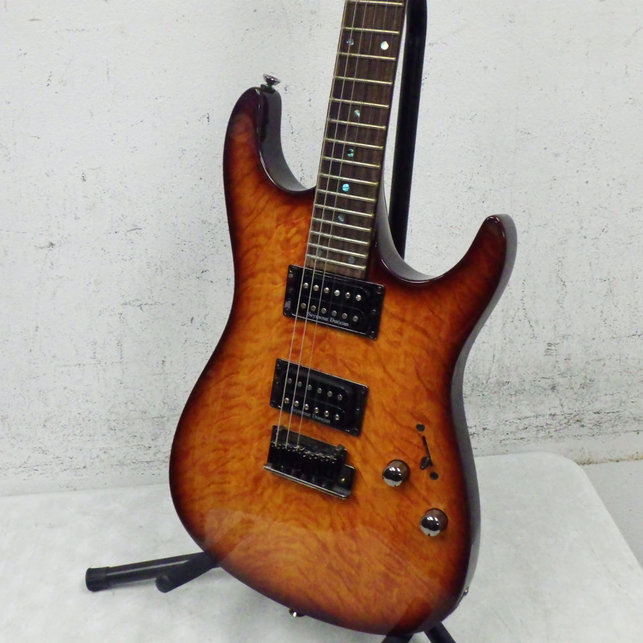 Used Fender SHOWMASTER S Type Electric Guitar Tobacco Sunburst 6