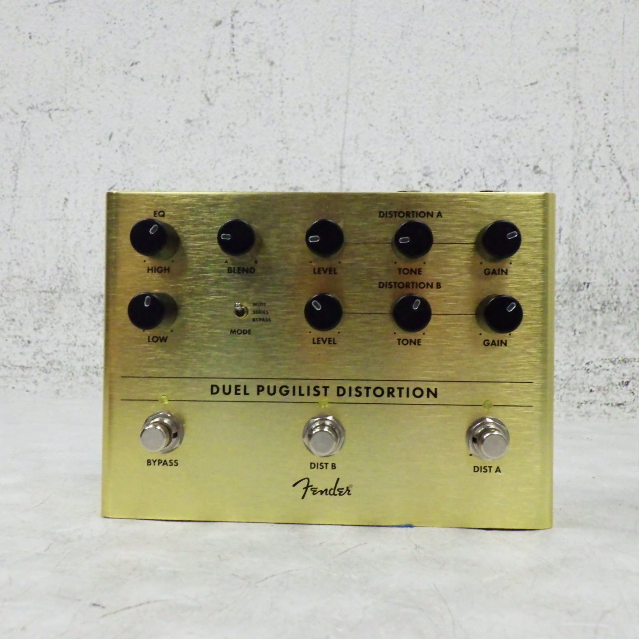 Used Fender DUEL PUGLIST DISTORTION Guitar Effects Pedal