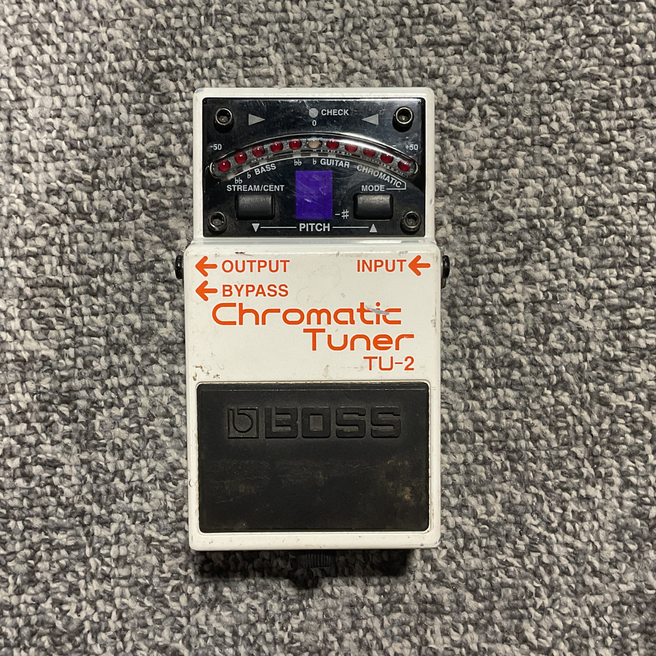 Used BOSS TU-2 CHROMATIC TUNER Guitar Pedal
