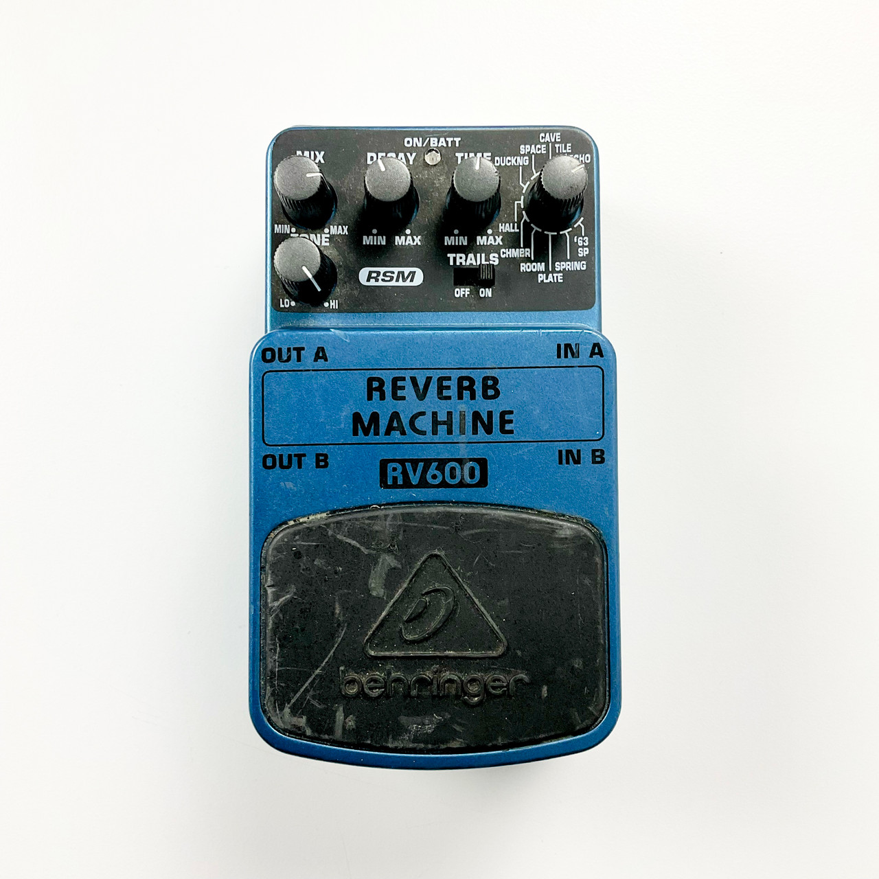 Used Behringer RV600 Reverb Machine Guitar Effects Pedal