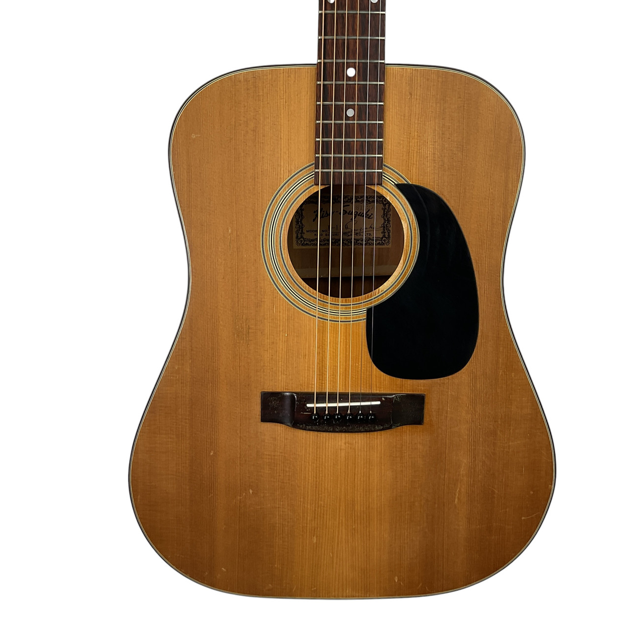 Used KISO SUZUKI F-120 Vintage Solid Top Acoustic Guitar Natural