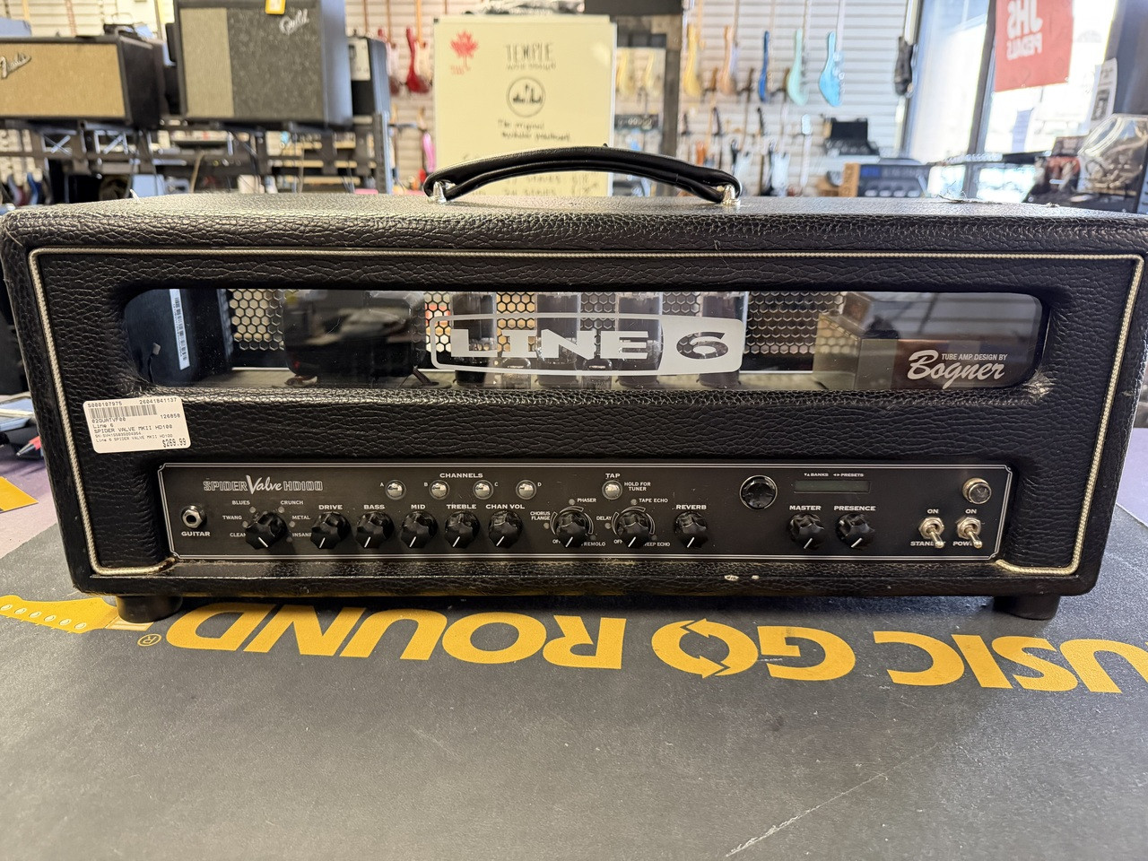 Used Line 6 SPIDER VALVE MKII HD100 Tube Guitar Amplifier Head