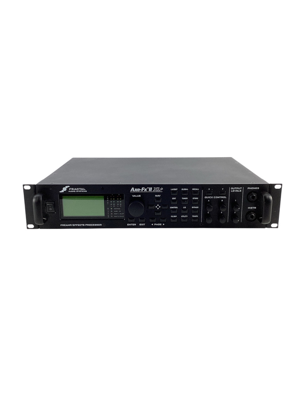 おまけ付きFractal Audio Systems Axe-Fx II XL+ Used Fractal Audio AXE-FX II XL+ PREAMP/FX PROCESSOR Rackmount