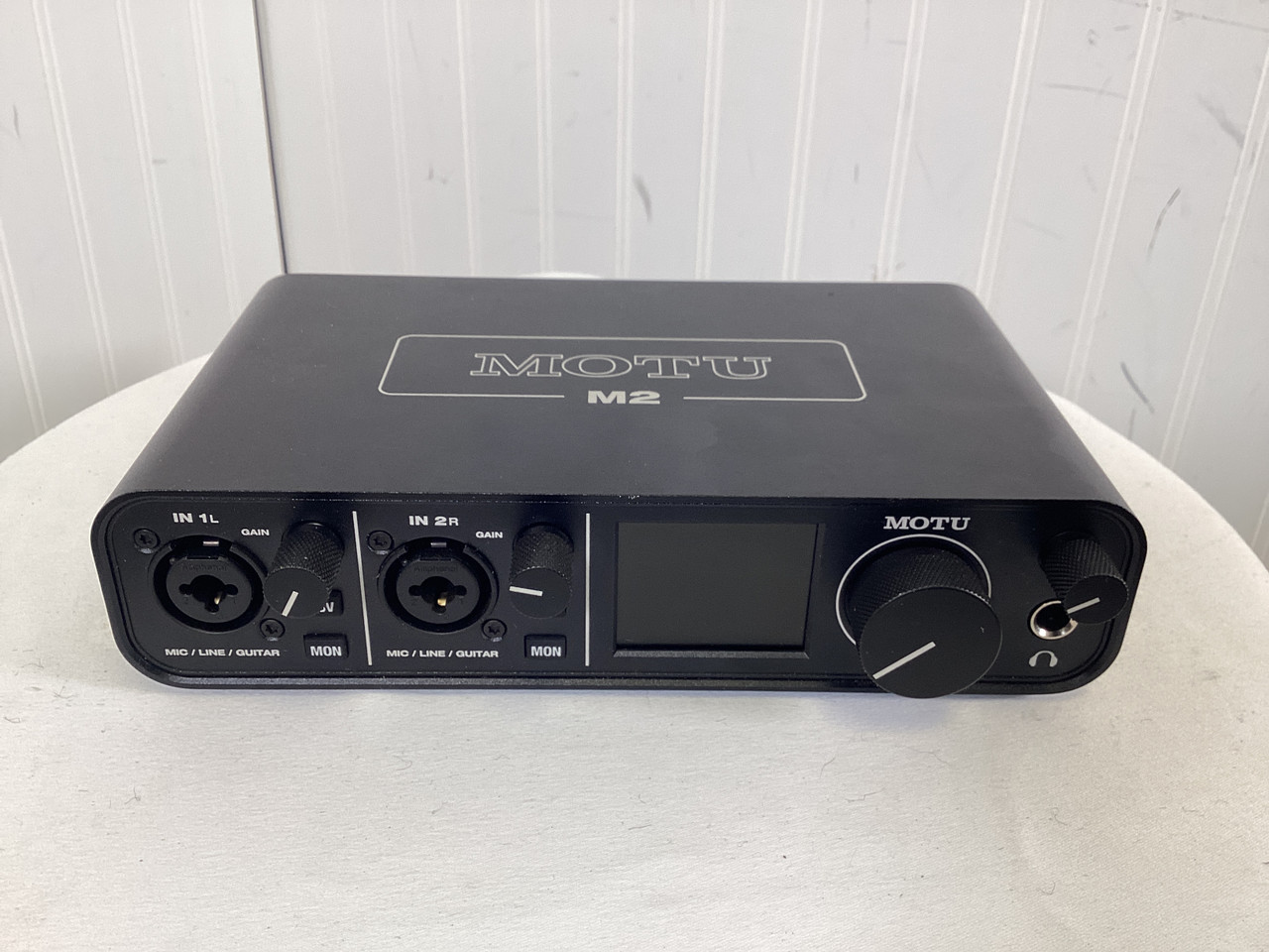 Used Motu M2 Computer Interface 2 A/D Recording Inputs