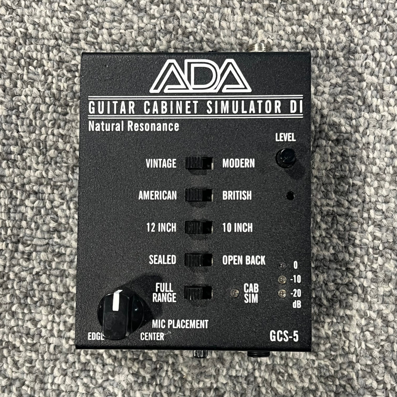 Used ADA GCS-5 GUITAR CAB SIMULATOR DI Guitar Pedal