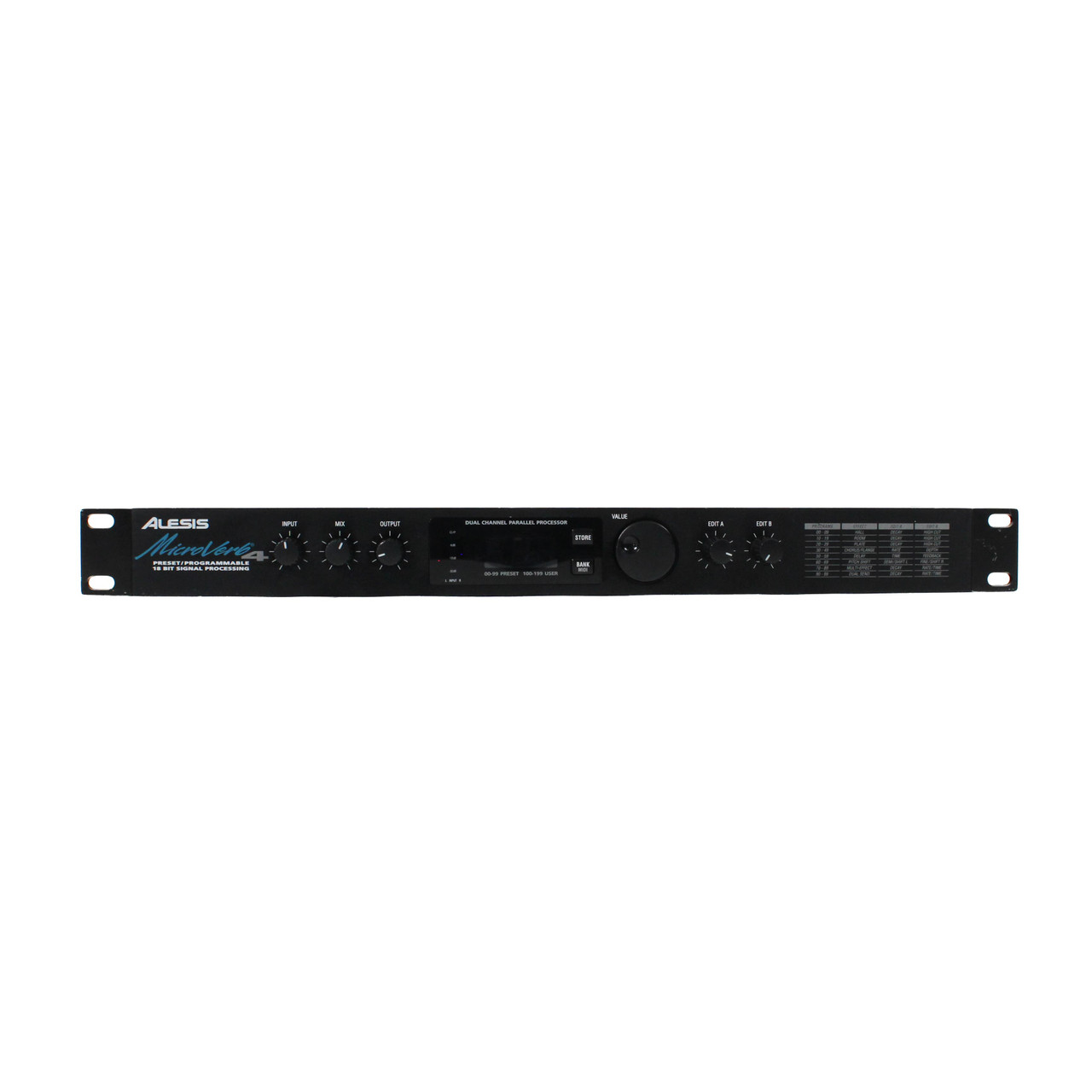 Used Alesis MICROVERB 4 Pro Sound Effects Unit