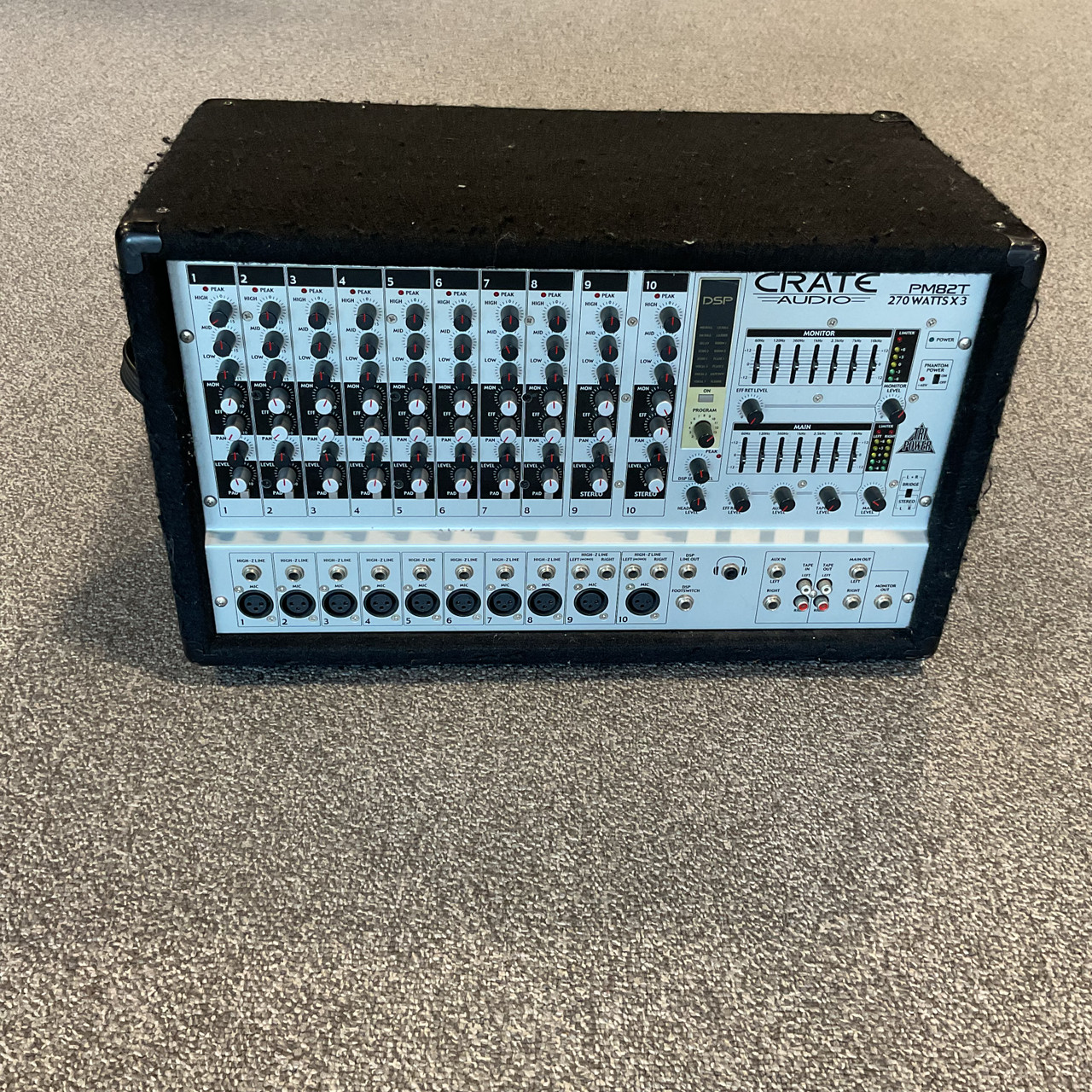 Used CRATE PM82T Powered Mixer