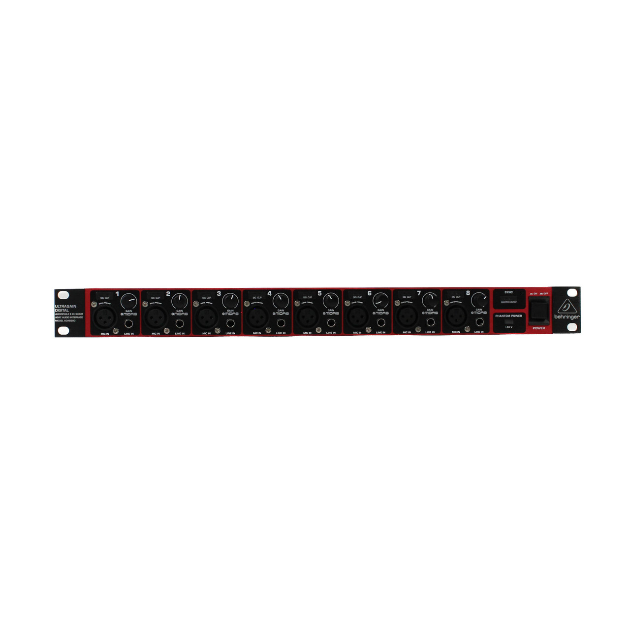 Used Behringer ADA8200 Computer Interface 8+ A/D Recording Inputs