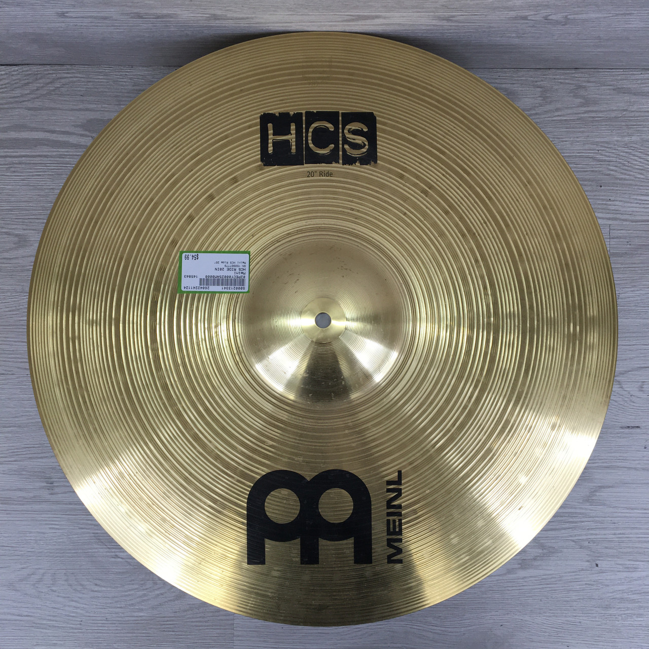 Used Meinl HCS RIDE 20IN Ride Cymbal 20