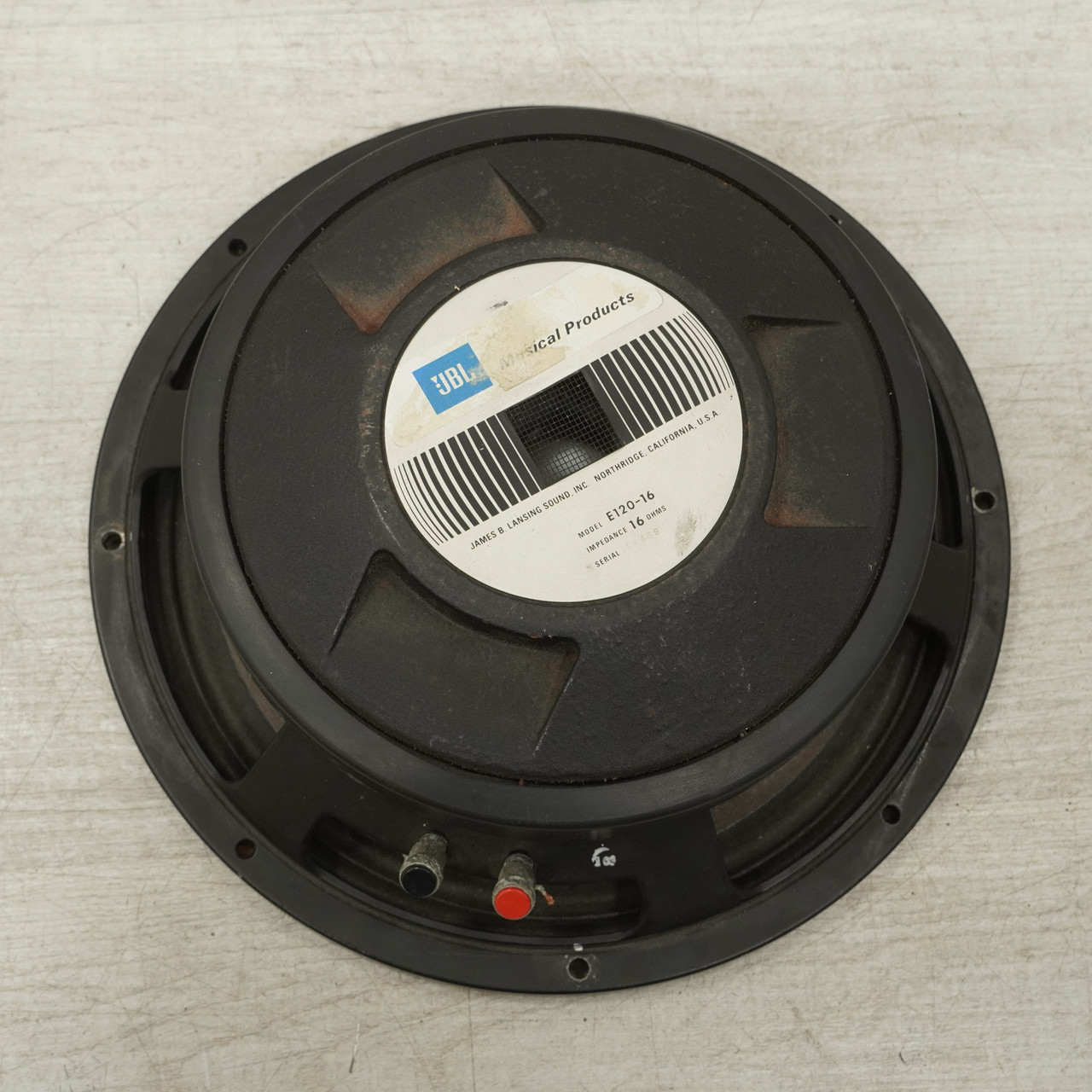 スピーカー・ウーファー JBL E120 Used JBL E120-16 Raw Speaker