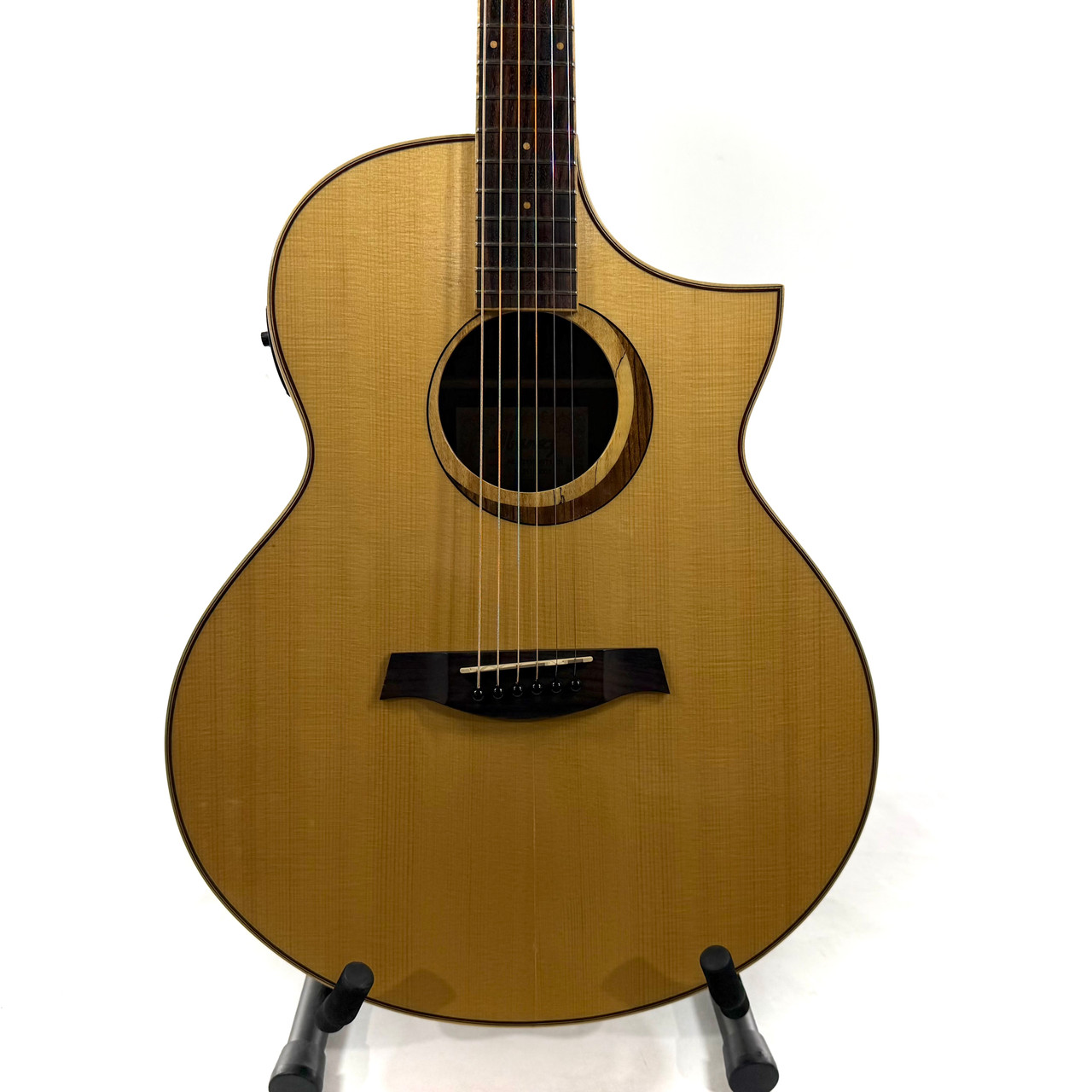 （中古）Ibanez saewc1-opn1201 アコースティックギターおまけ Used Ibanez AEW21VK-NT1201 Solid Top Acoustic Guitar Natural