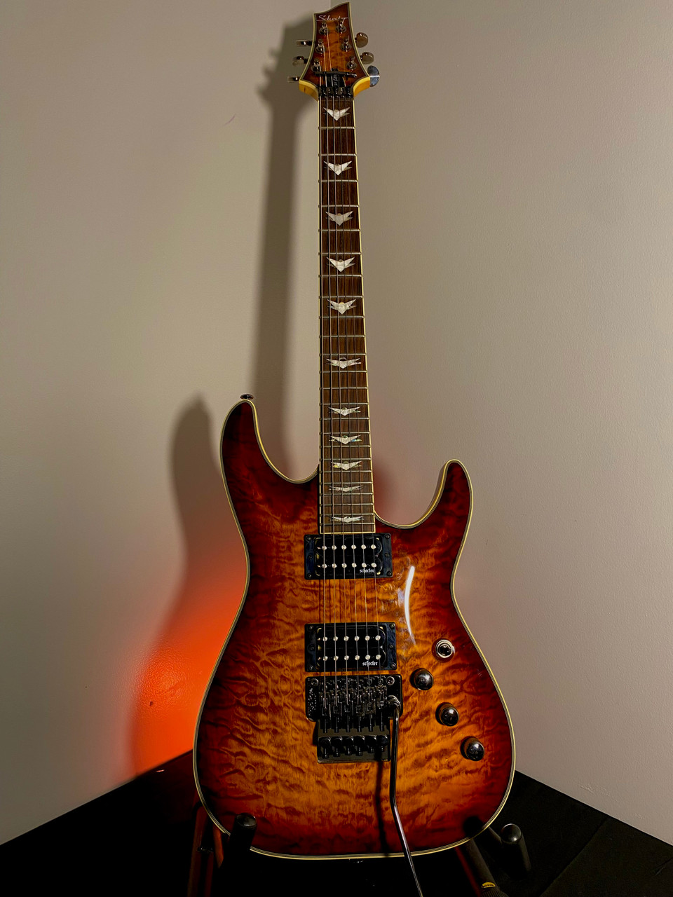 Used Schecter DIAMOND SERIES OMEN EXTREME-FR Super S Electric