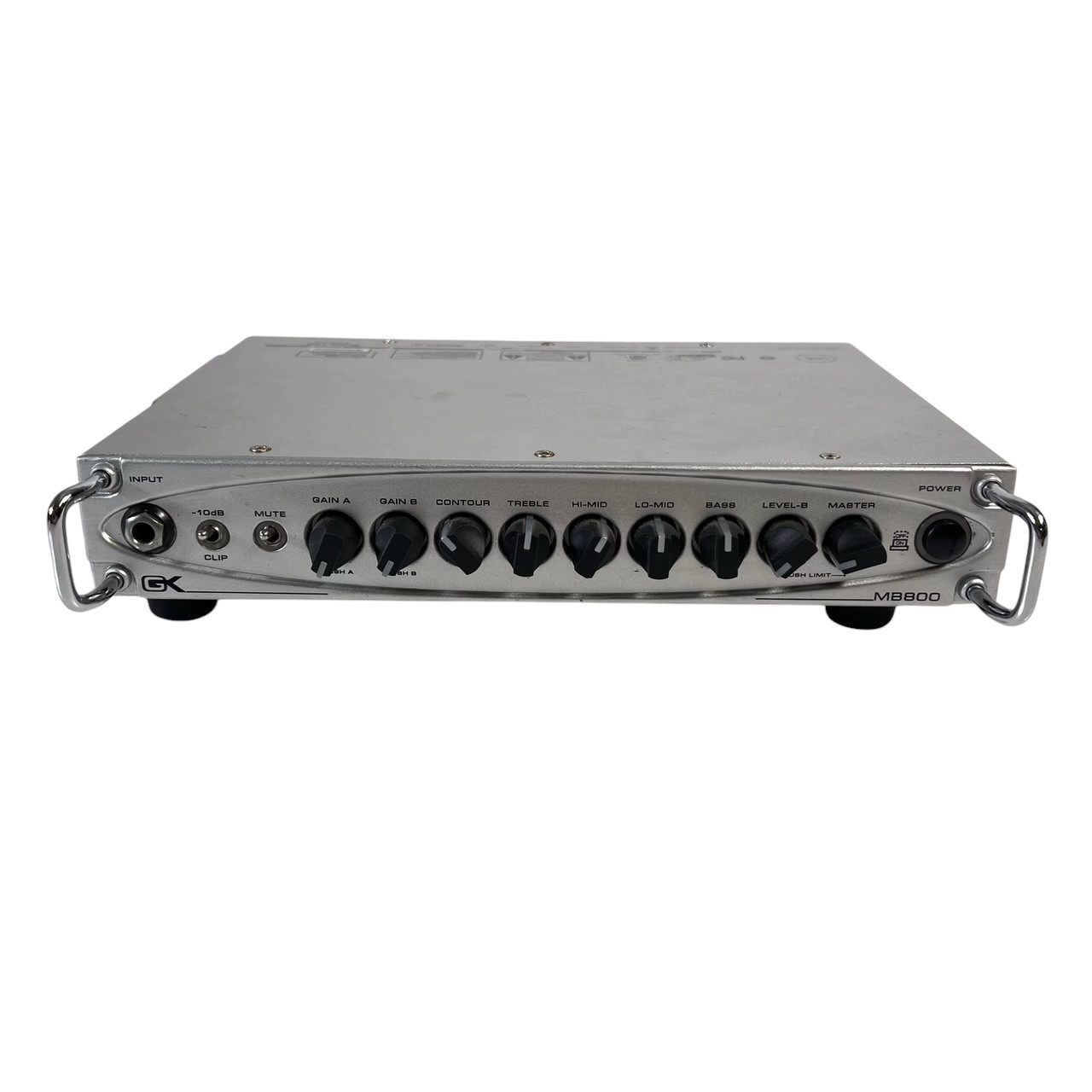 Used Gallien Krueger MB800 W/ FITTED CASE Bass Amplifier Head