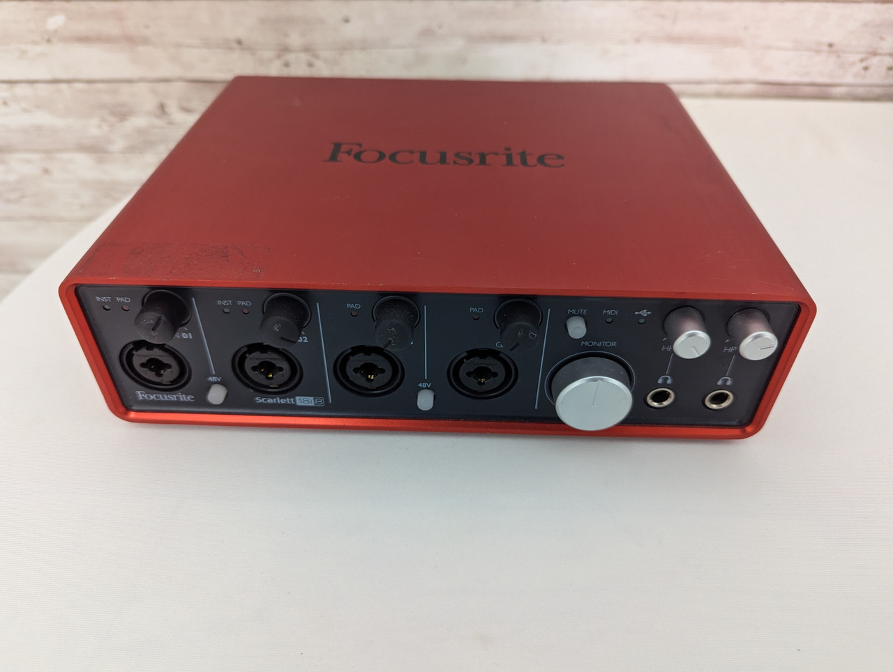 Used Focusrite 18I8 1ST GEN INTERFACE Computer Interface 8+ A/D