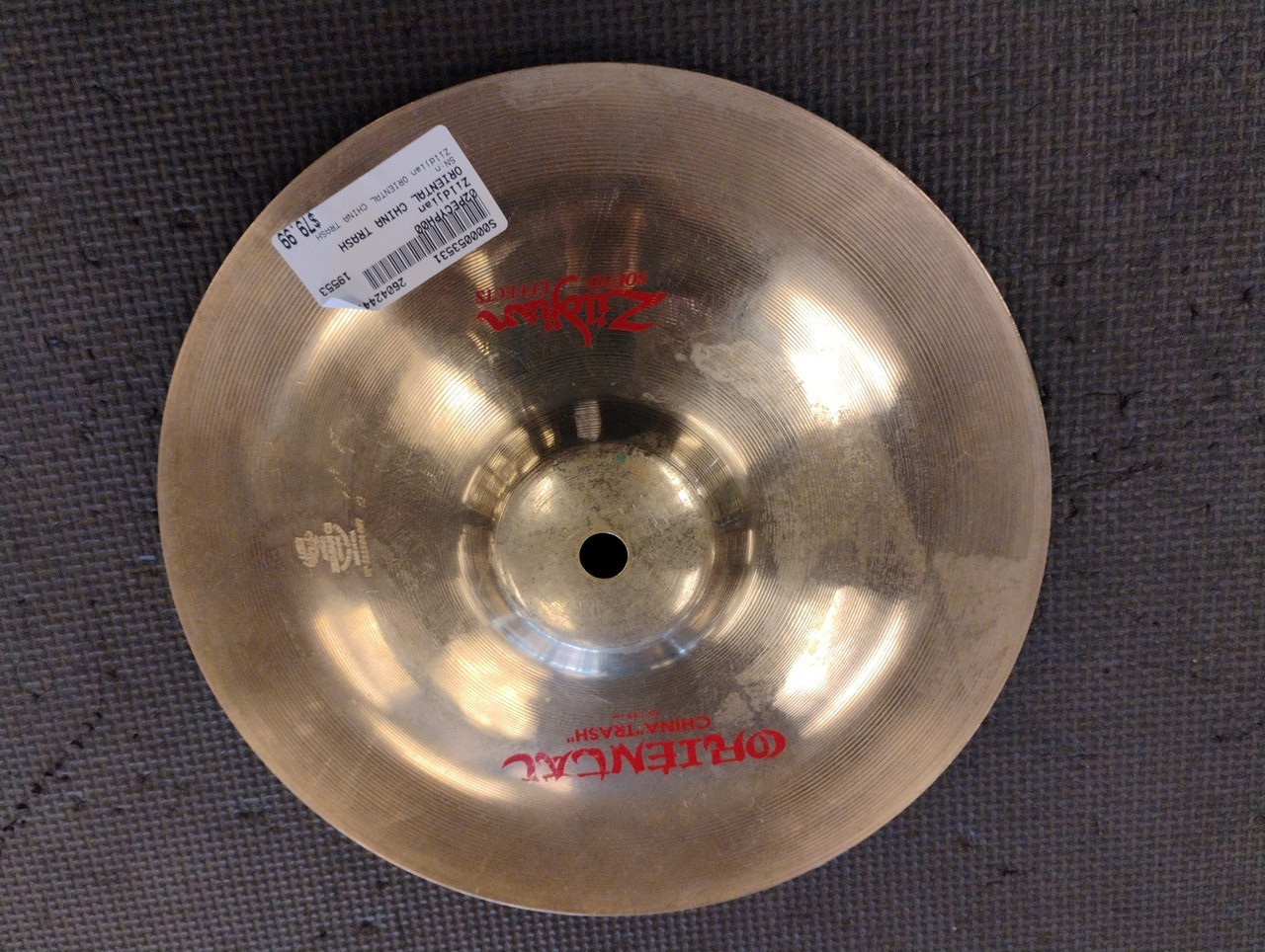 Used Zildjian ORIENTAL CHINA TRASH Splash Cymbal 10