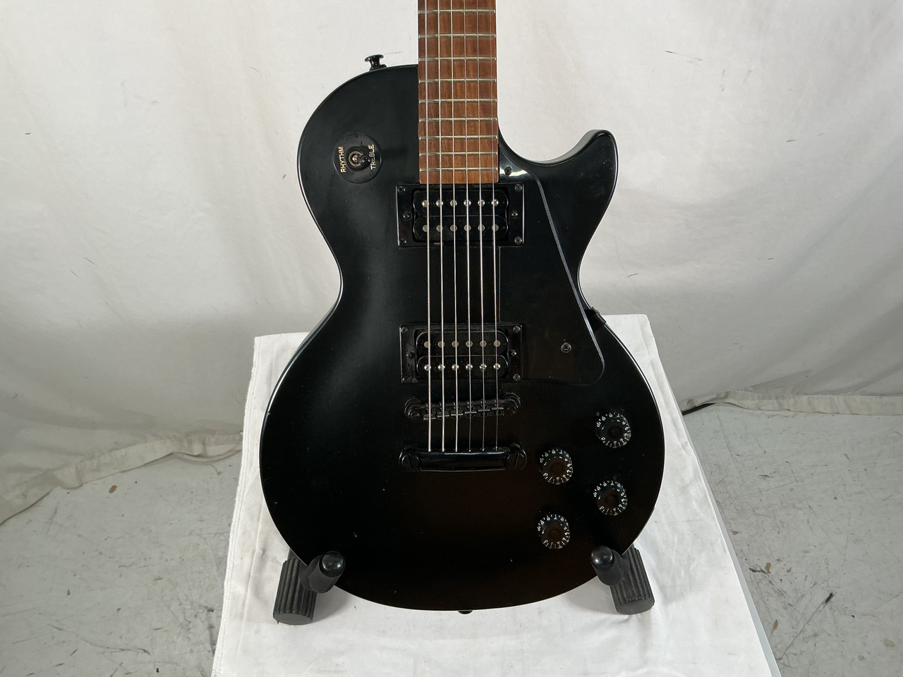 Used Epiphone GOTH LES PAUL LP Type Electric Guitar Black 6-String