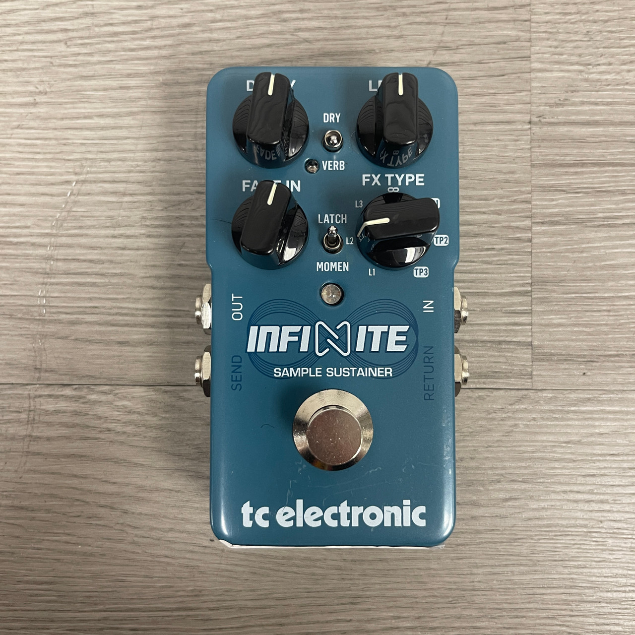 Used TC Electronic INFINITE SAMPLE SUSTAINER Sustain Pedal