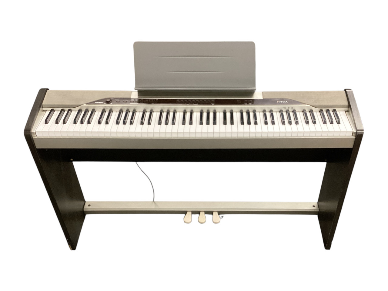 Used Casio PRIVIA PX-110 W/ AC 88-Key Keyboard 88-key