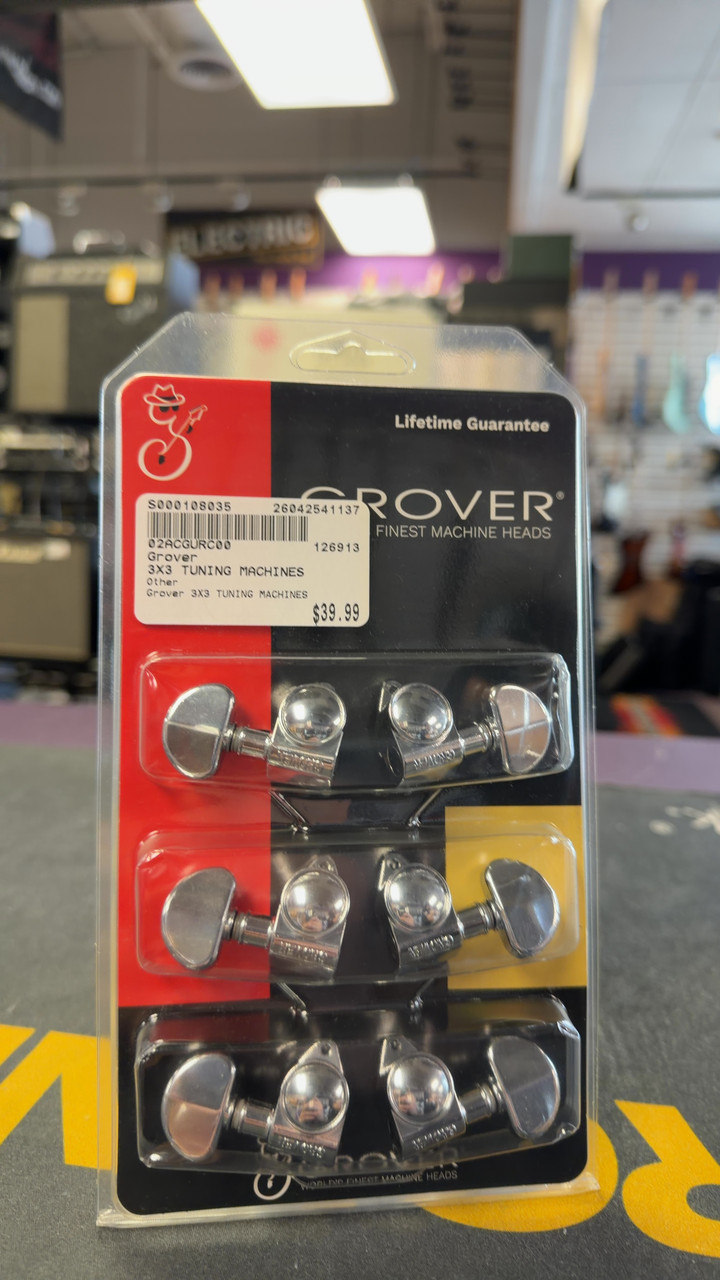 Grover　ドイツ製　本物　３：３ Used Grover 3X3 TUNING MACHINES Guitar Hardware