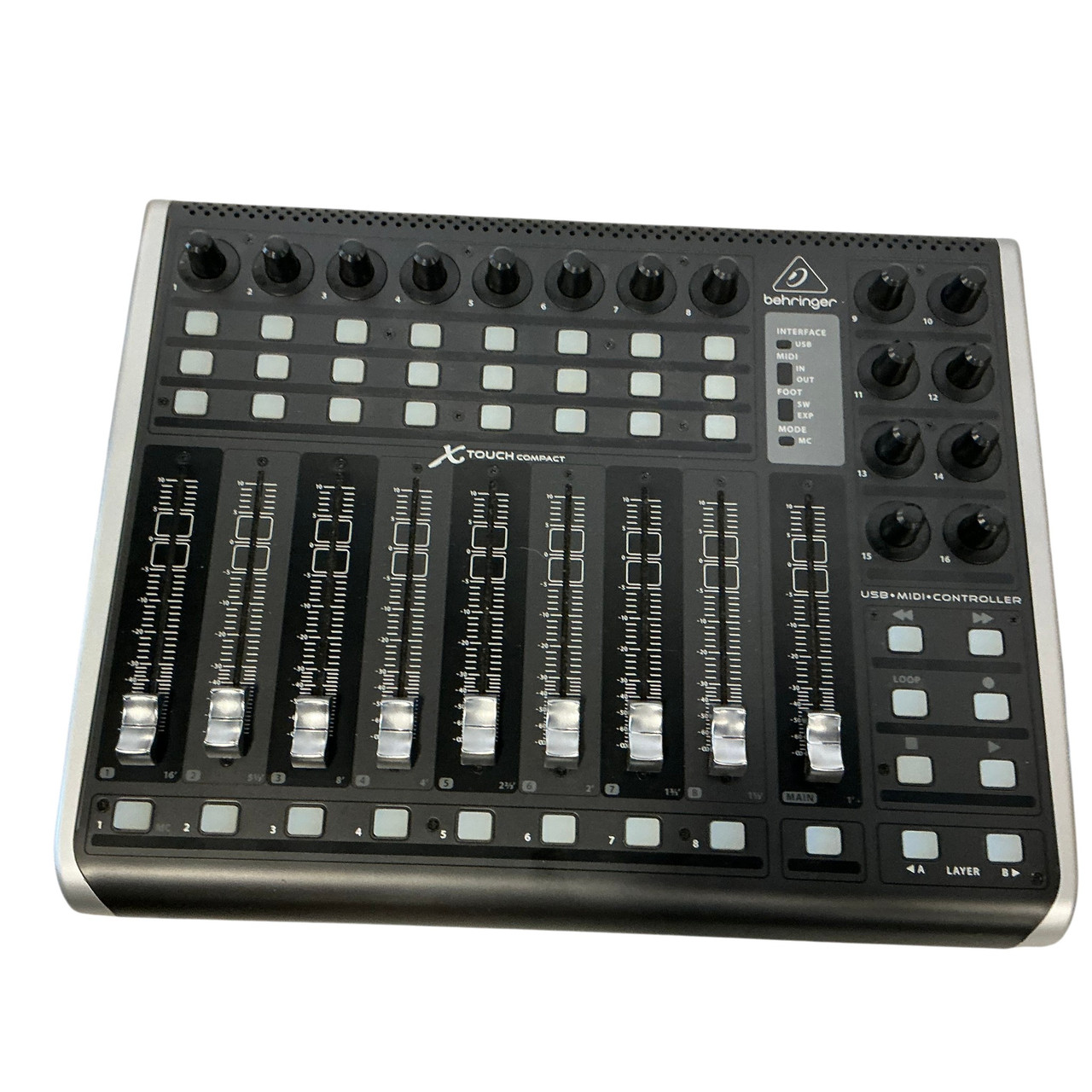 Used Behringer MIDI CONTOLLER BCF-2000 Computer Interface 1 A/D