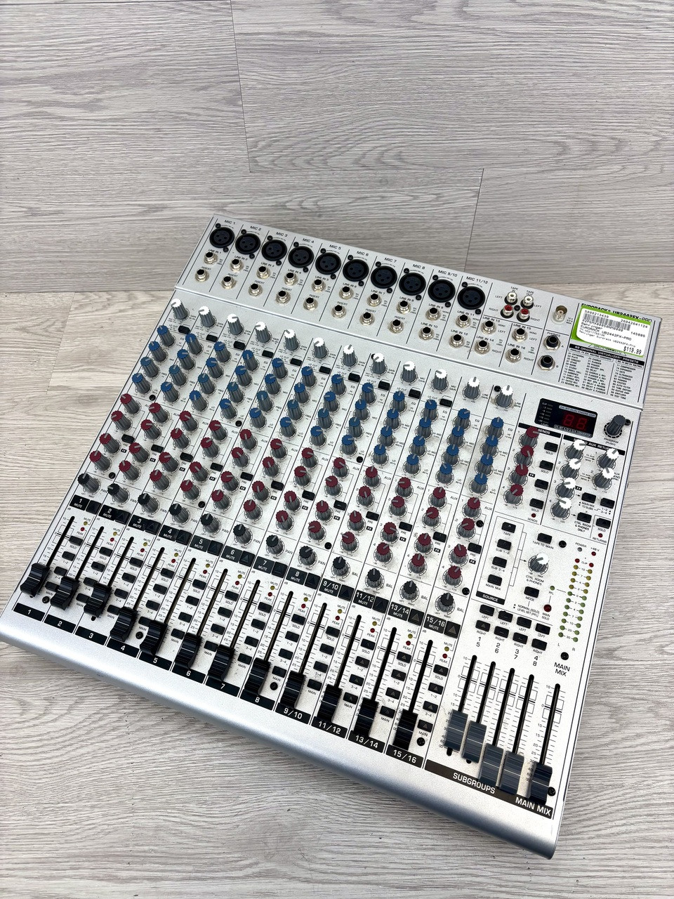 Used Behringer EURORACK UB2442FX-PRO Mixing Console