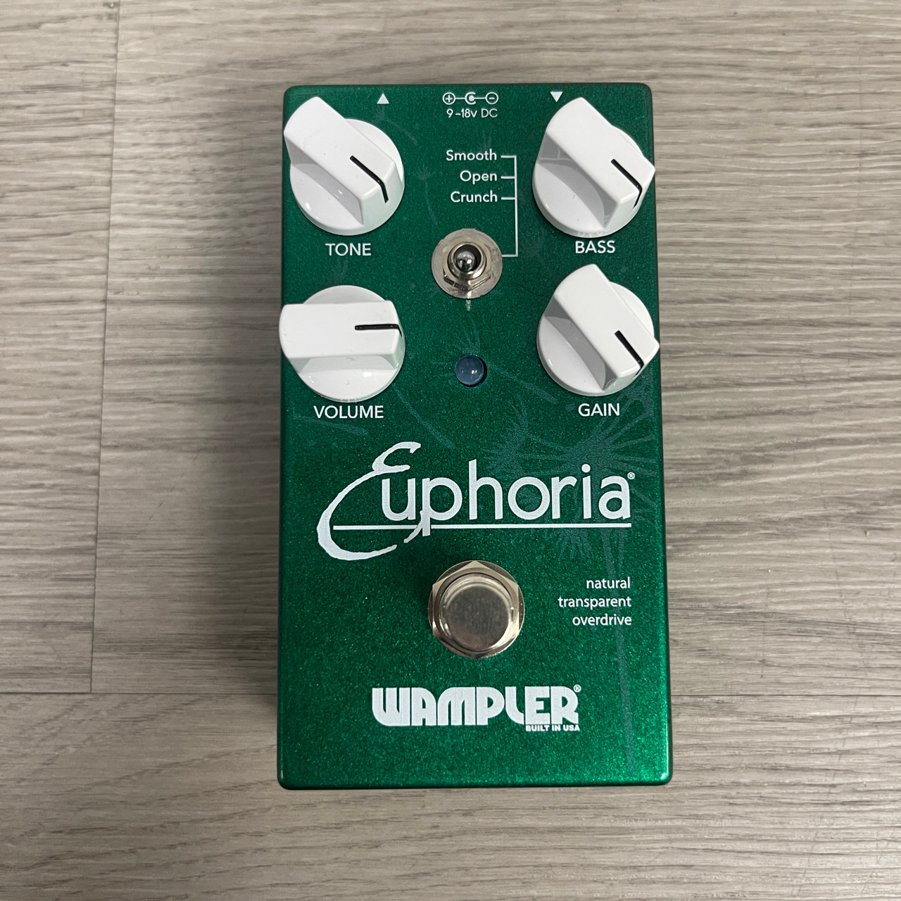 Used Wampler EUPHORIA OVERDRIVE Overdrive Pedal