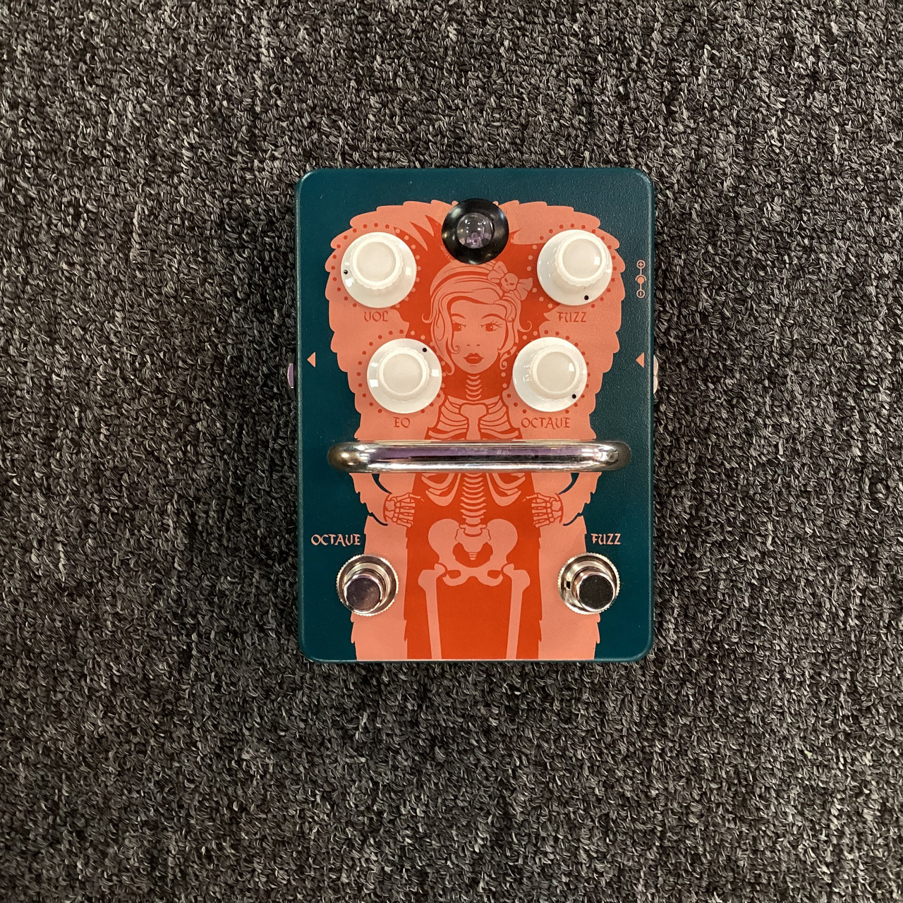 Used Orange FUR COAT Fuzz Pedal