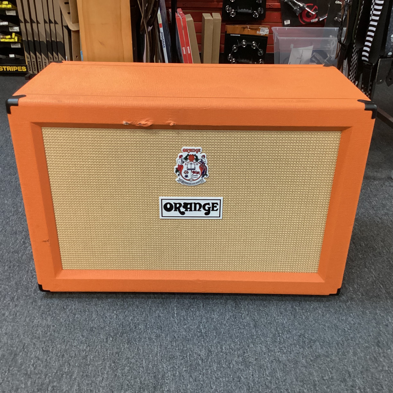 Used Orange PPC212 2 x 12 Guitar Speaker Cabinet 2 x 12
