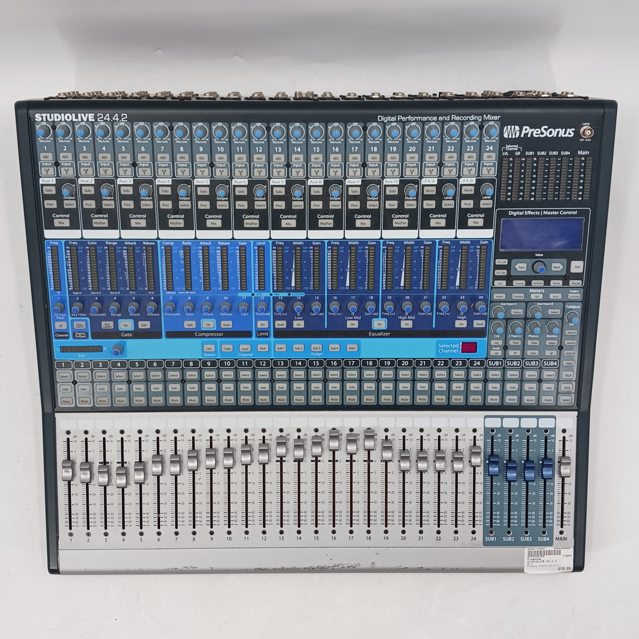 Used Presonus STUDIOLIVE 24.4.2 Mixing Console