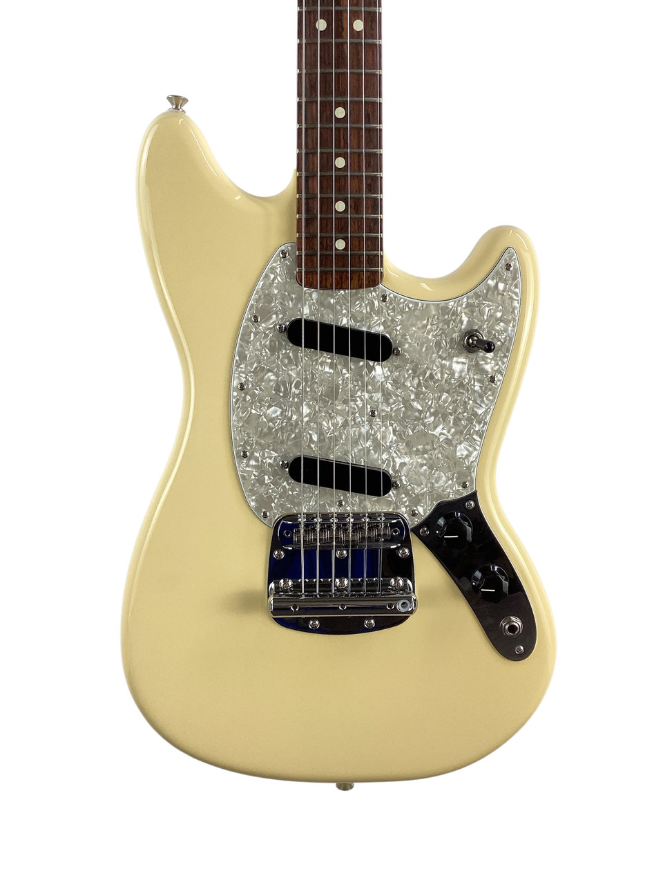 Used Fender MUSTANG AMERICAN PERFORMER Electric Guitar Yellow 6-String