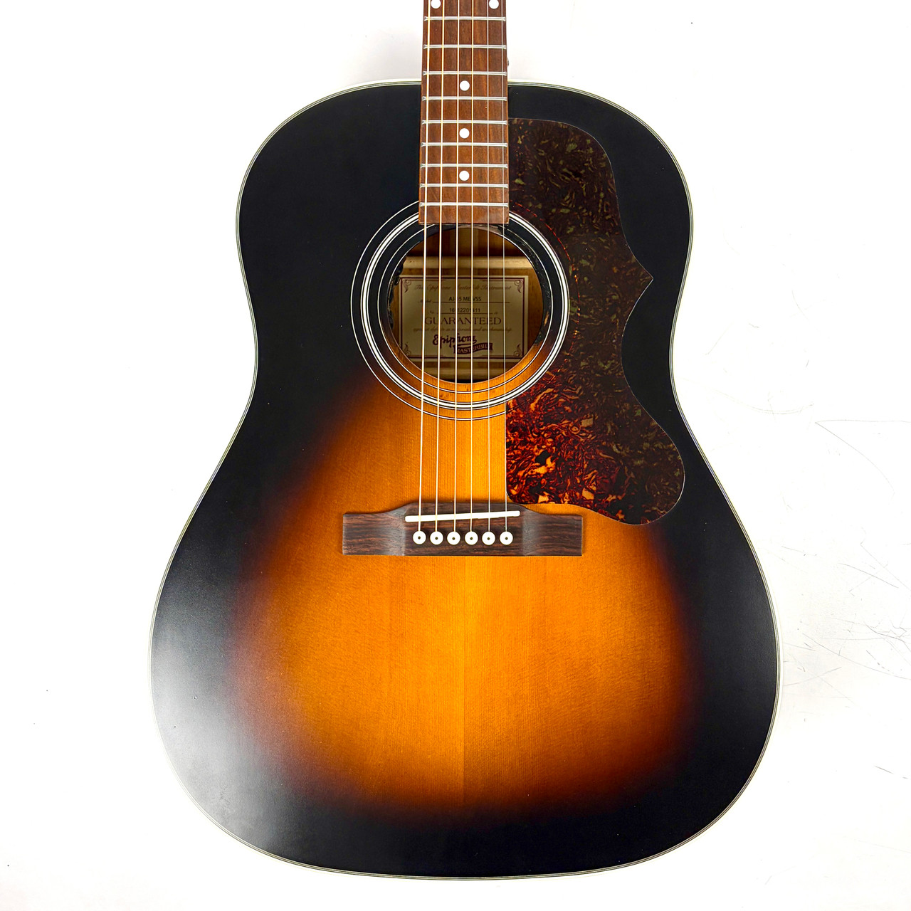 Used Epiphone AJ-45 ME VSS Masterbilt Acoustic Guitar Sunburst
