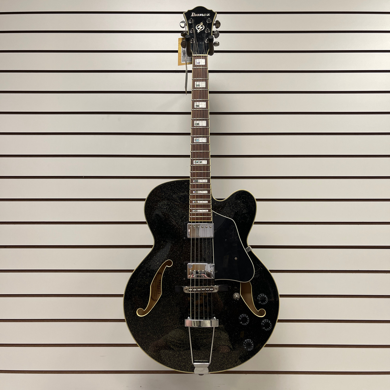 Used Ibanez AFS78T-NBK-12-01 Semi-Hollow Electric Guitar Black 6