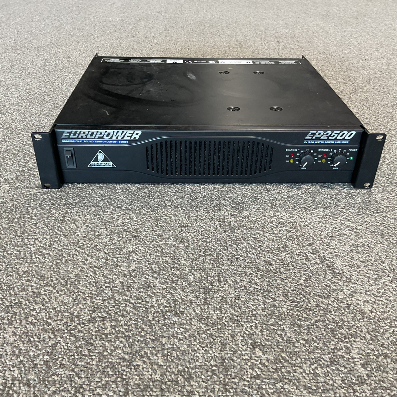 Used BEHRINGER EUROPOWER EP2500 Power Amplifier