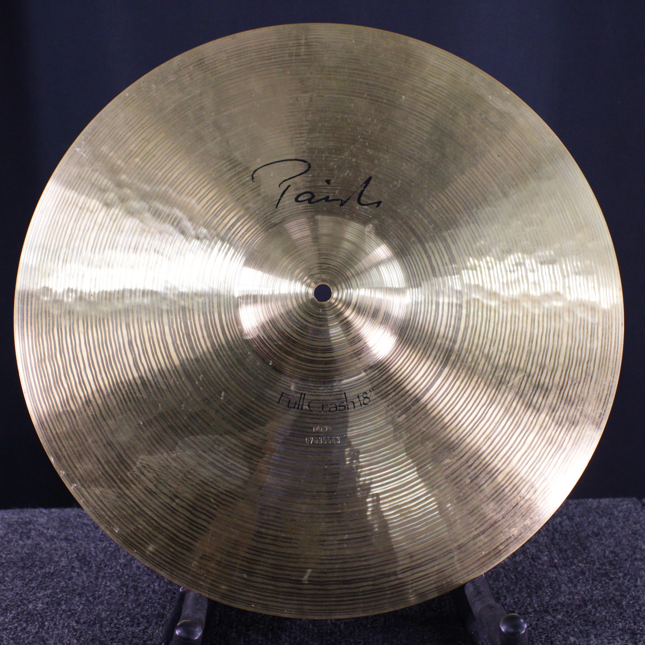 Used Paiste 18 FULL CRASH SIGNATURE CYMBAL Crash Cymbal 18