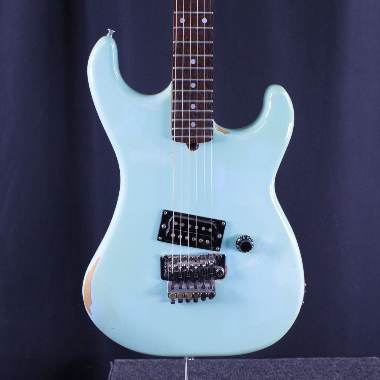 Used Kramer FOCUS 1000 MIJ 80S Super S Electric Guitar Green 6-String