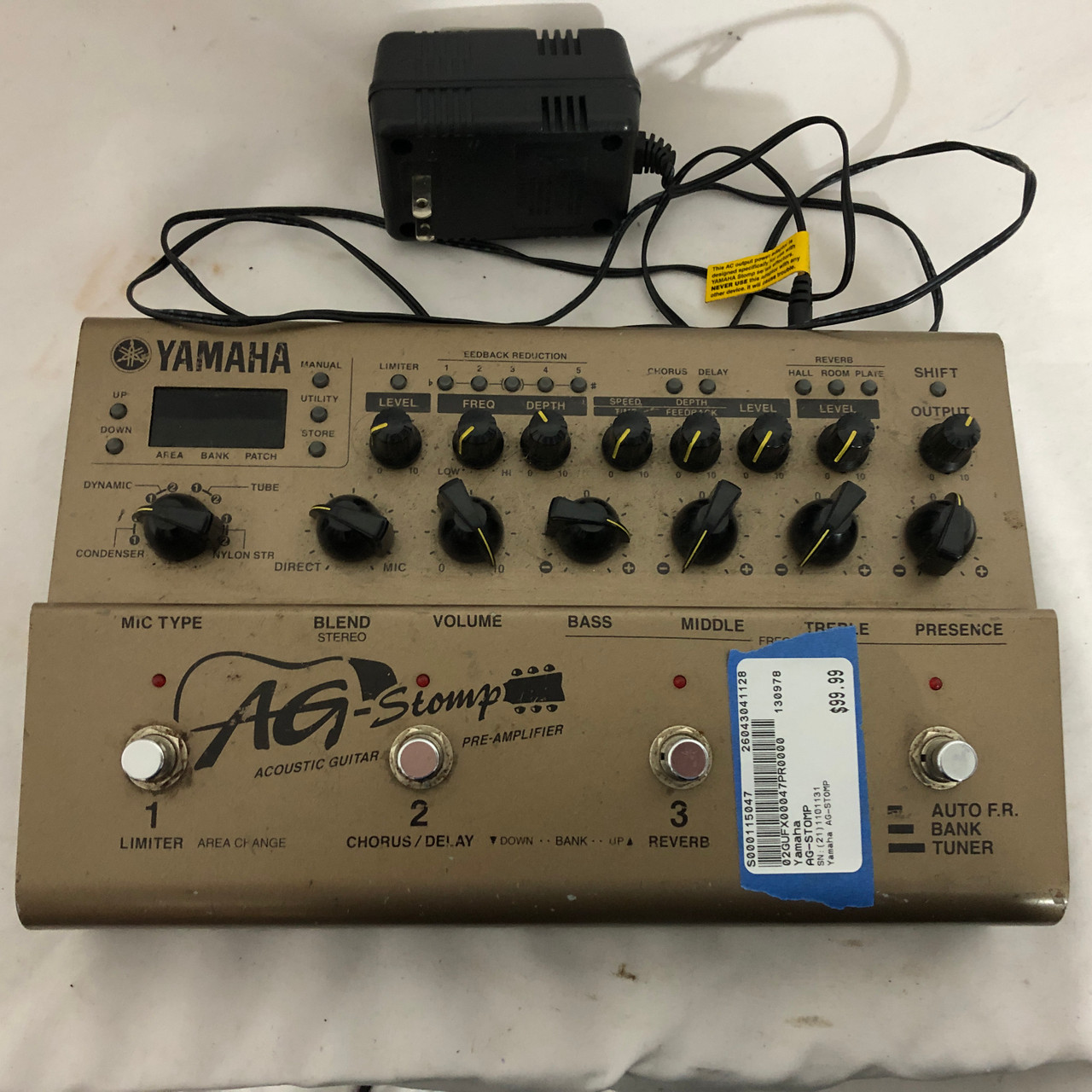YAMAHA AG-stomp Yamaha AG Stomp アコースティックギタープリアンプ