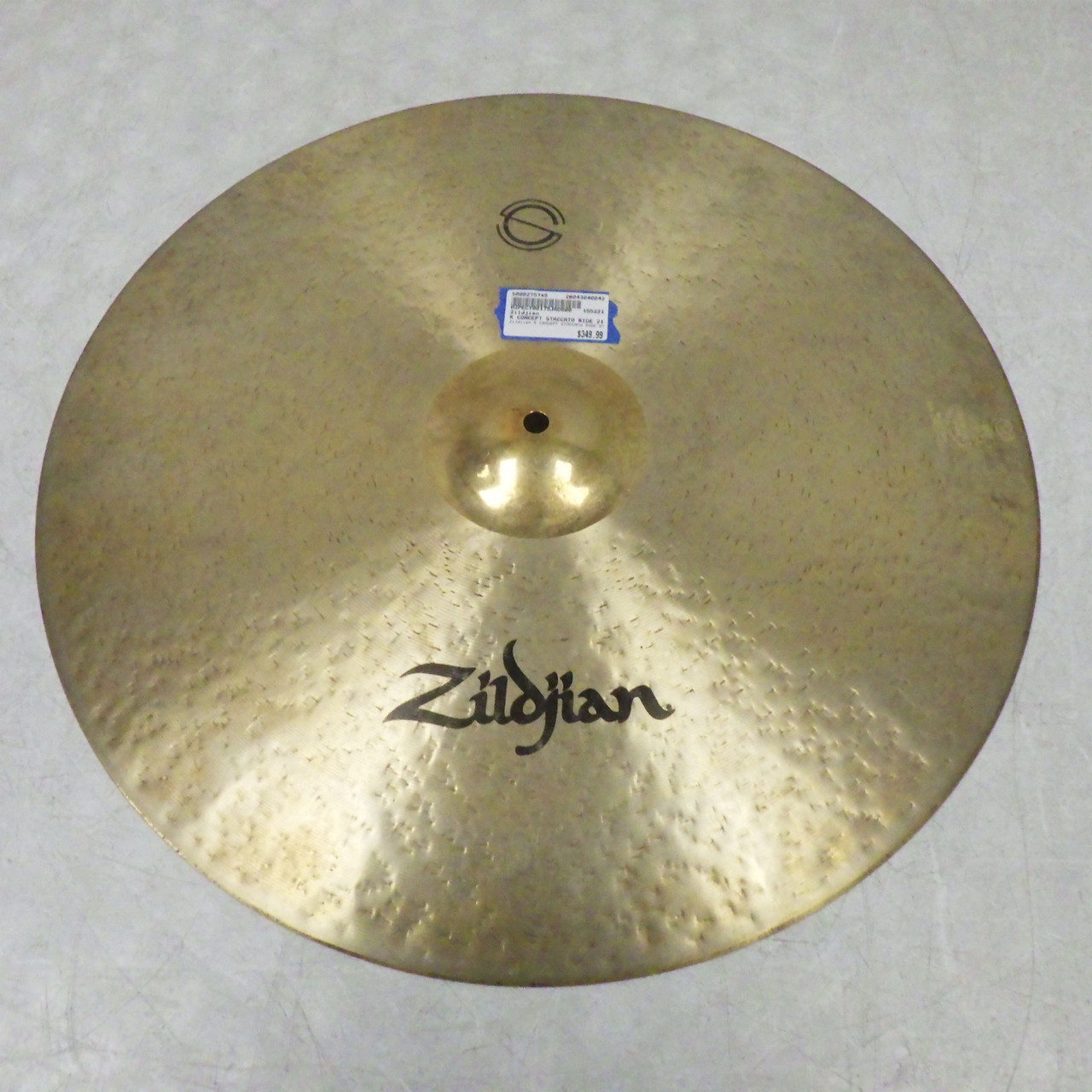 sobut bigkick ソバット　ビッグキック Used Zildjian K CONCEPT STACCATO RIDE 21 INCH Ride Cymbal 21