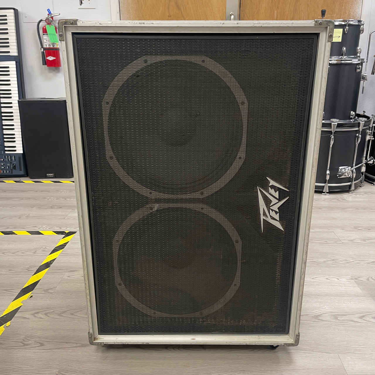 Used Peavey 215C 2 x 15 Bass Guitar Cabinet 2 x 15