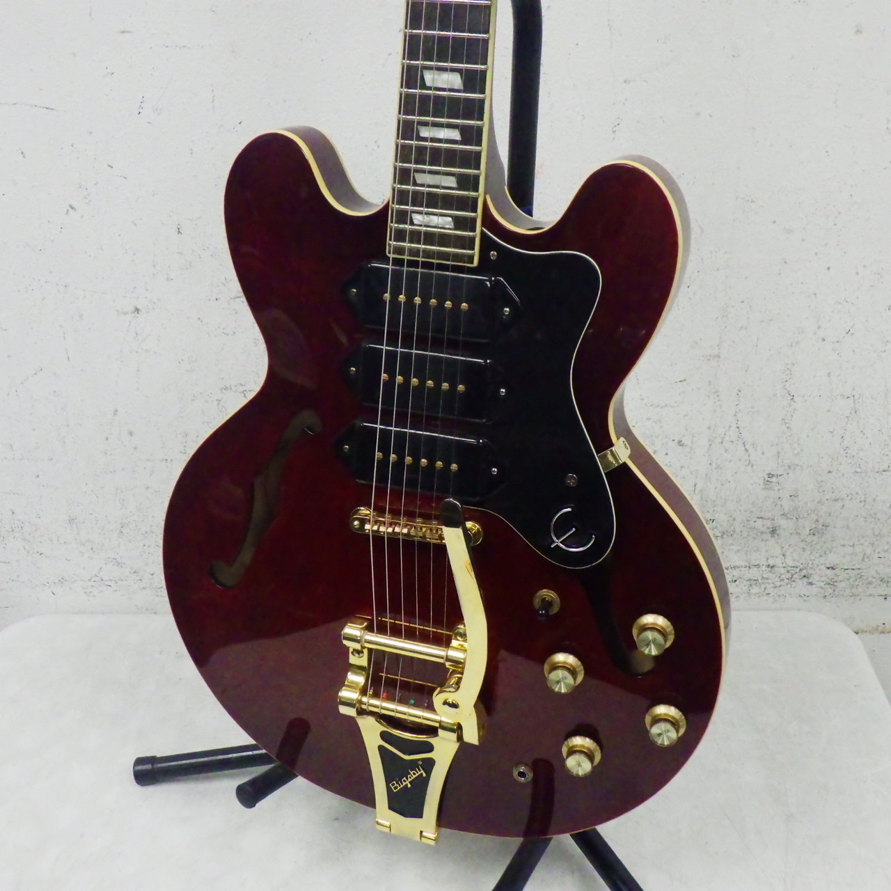 Used Epiphone RIVIERA P93 WR Semi-Hollow Electric Guitar Red 6-String