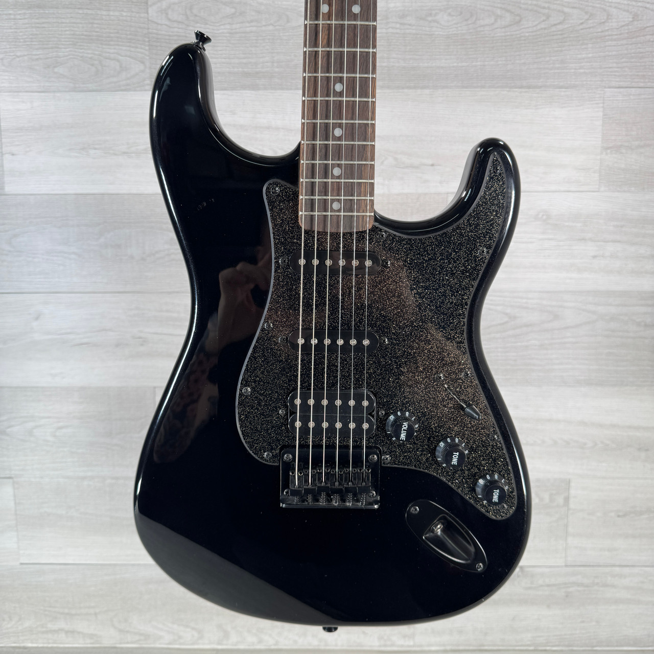 Used Squier FSR Bullet Stratocaster HT HSS Electric Guitar - Black