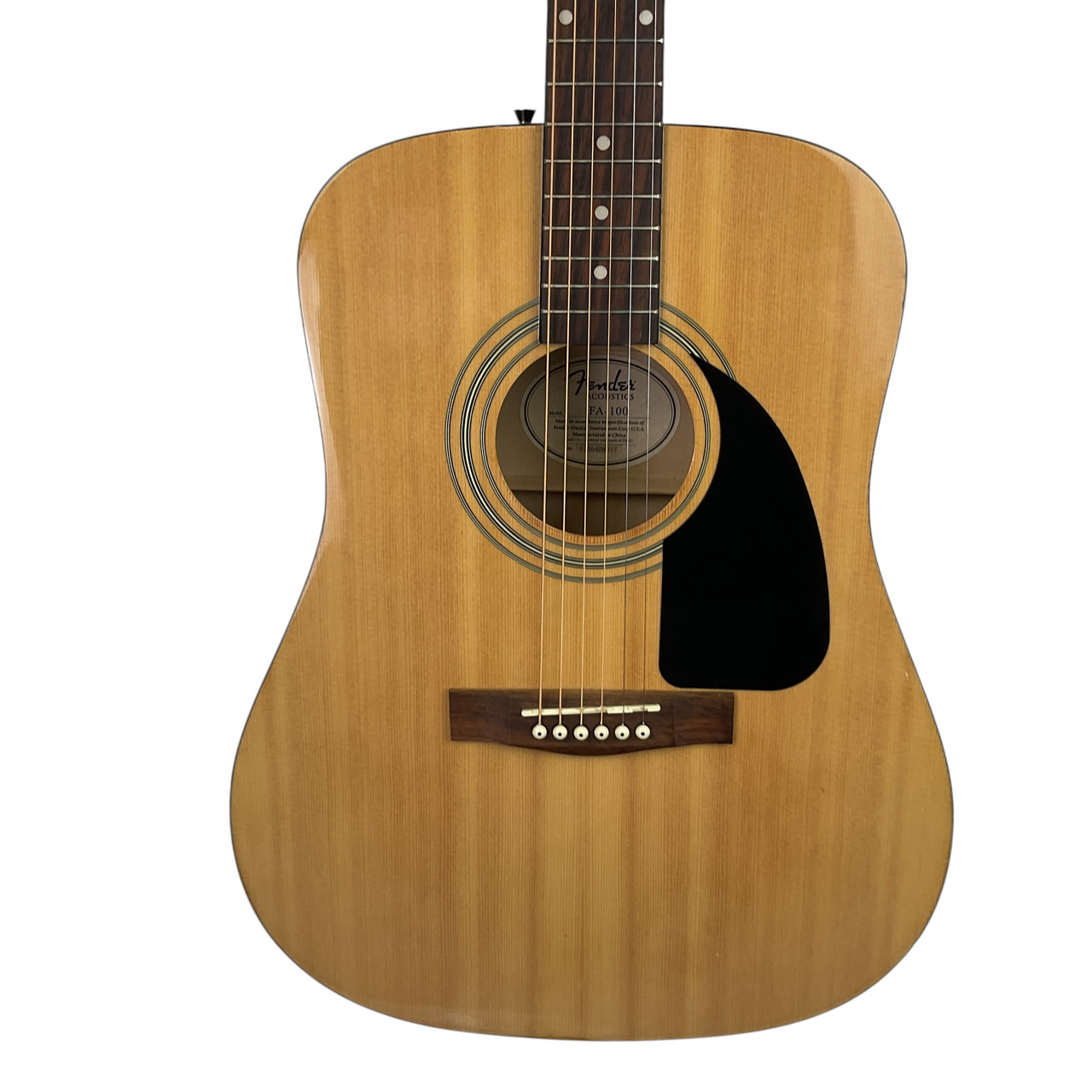 Used Fender FA-100 Laminate Top Acoustic Guitar Natural