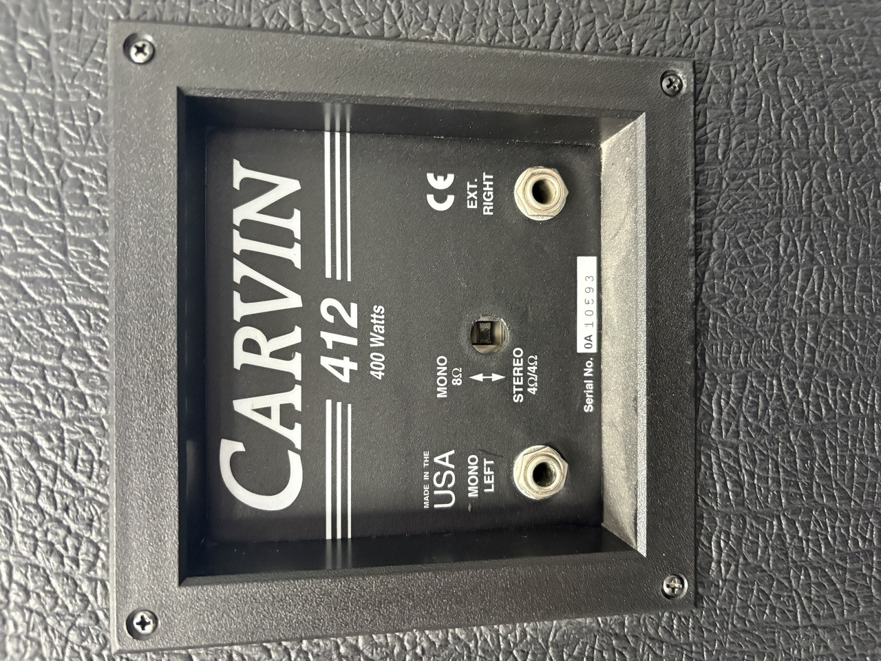 Used Carvin 412 CABINET USA 4 x 12 Guitar Speaker Cabinet 4 x 12
