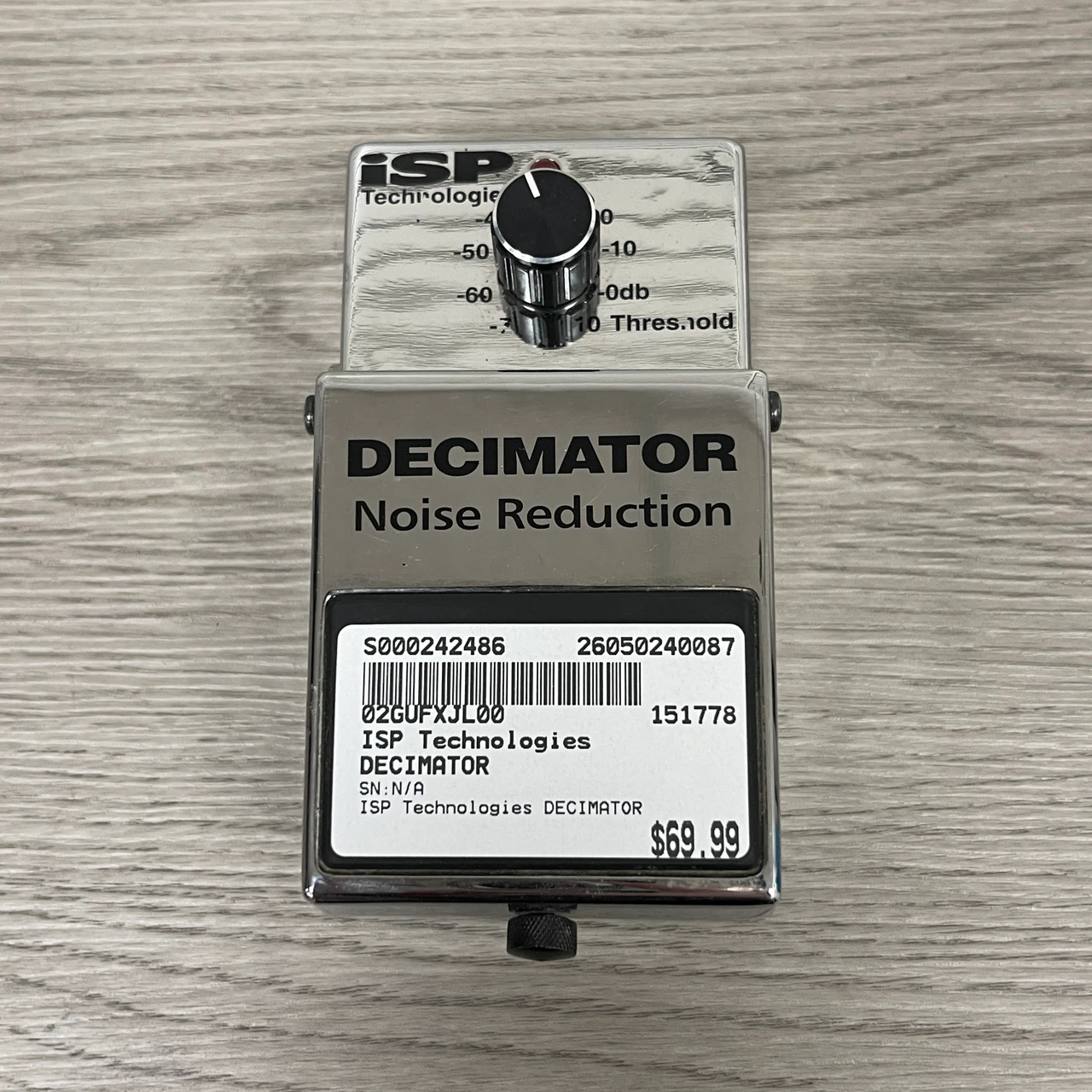 Used ISP Technologies DECIMATOR Noise Reduction Pedal