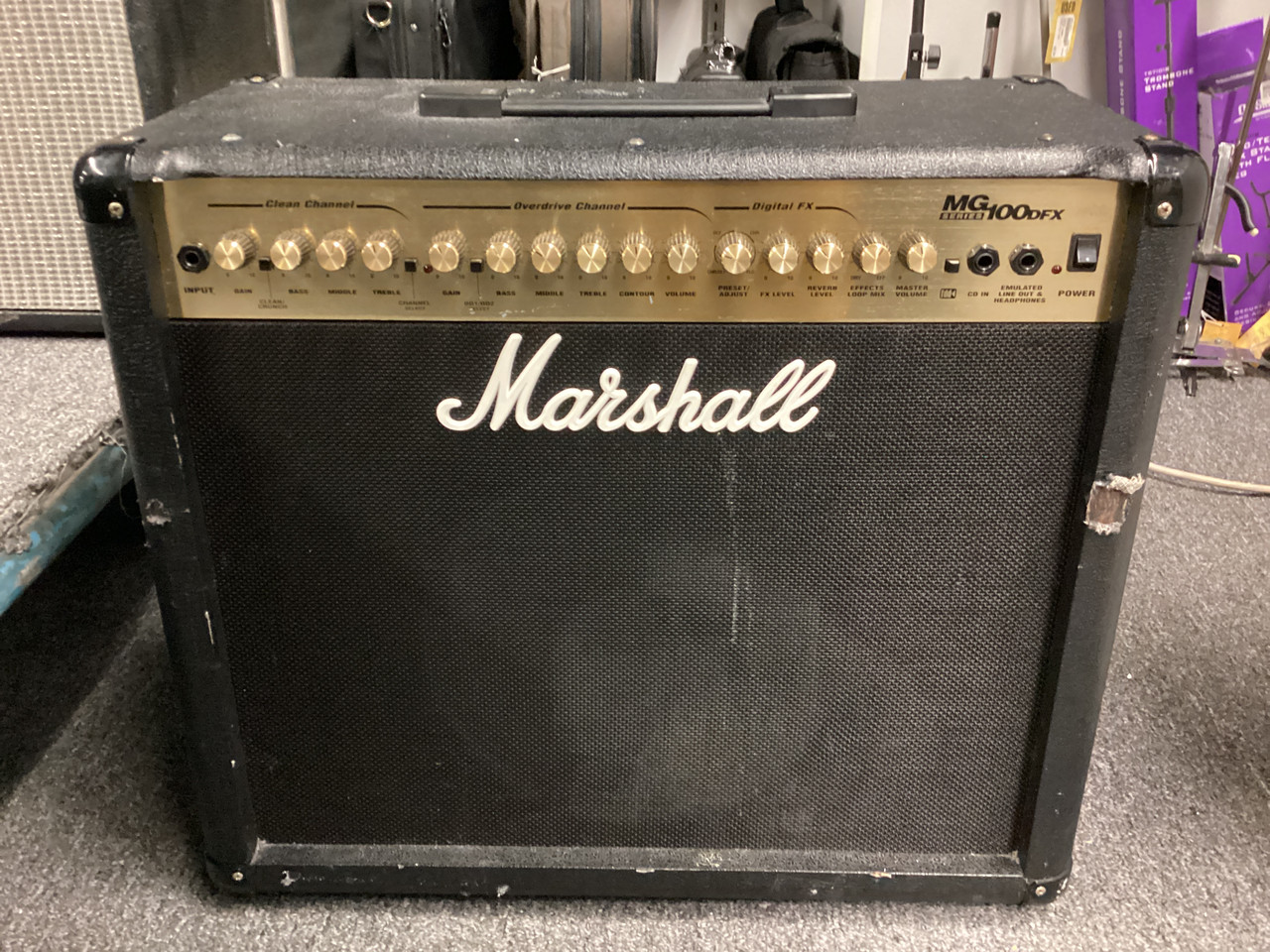 Used Marshall MG100DFX 1 x 12 Solid State Amplifier 1 x 12