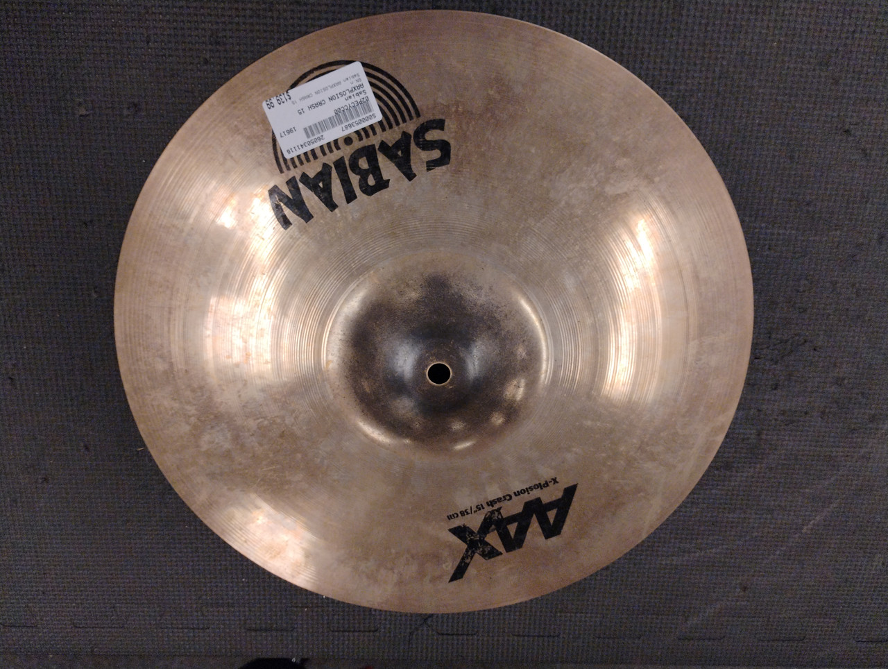 Used Sabian AAXPLOSION CRASH 15 Crash Cymbal 14